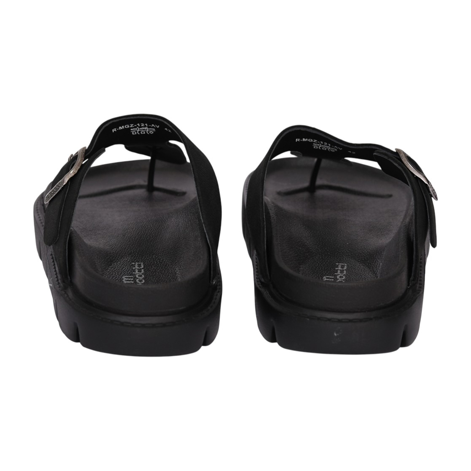 Men Black Rugged Comfort Sandal