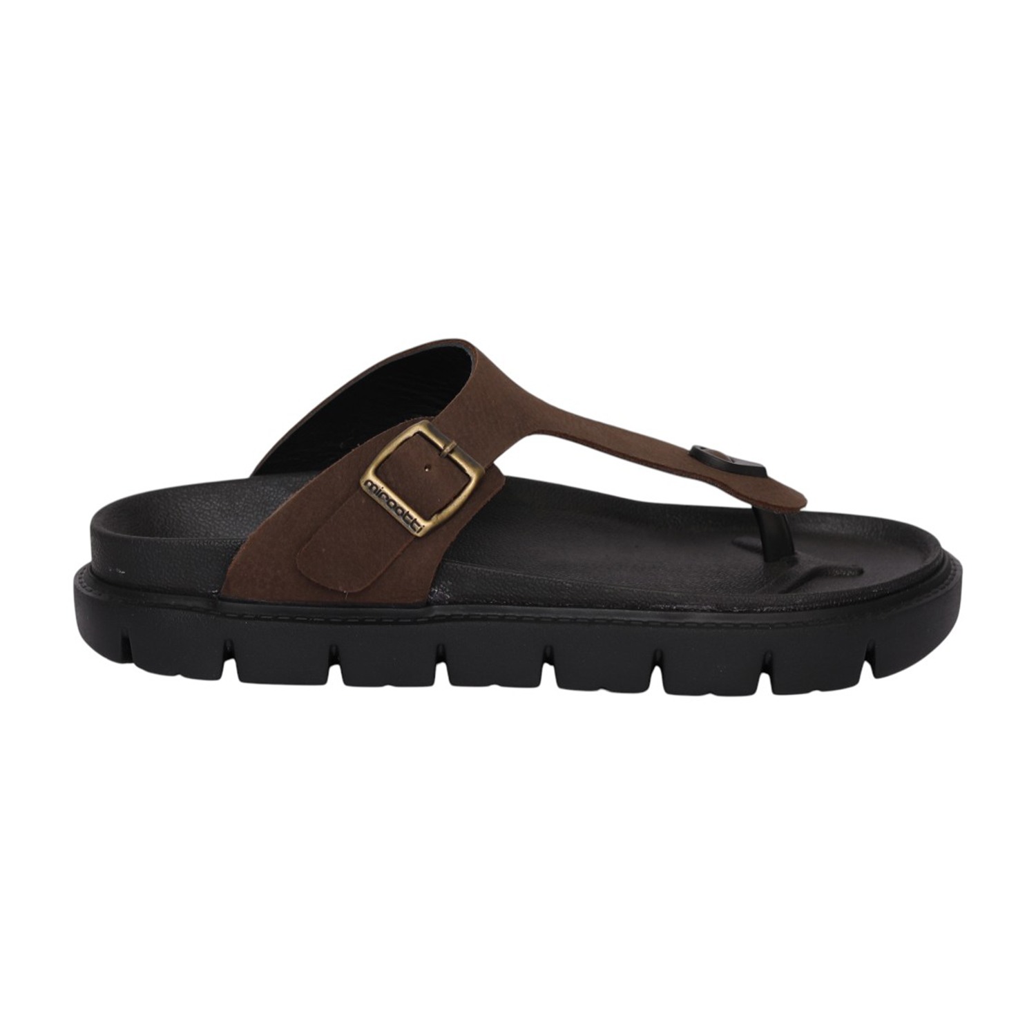 Men Brown Rugged Comfort Sandal