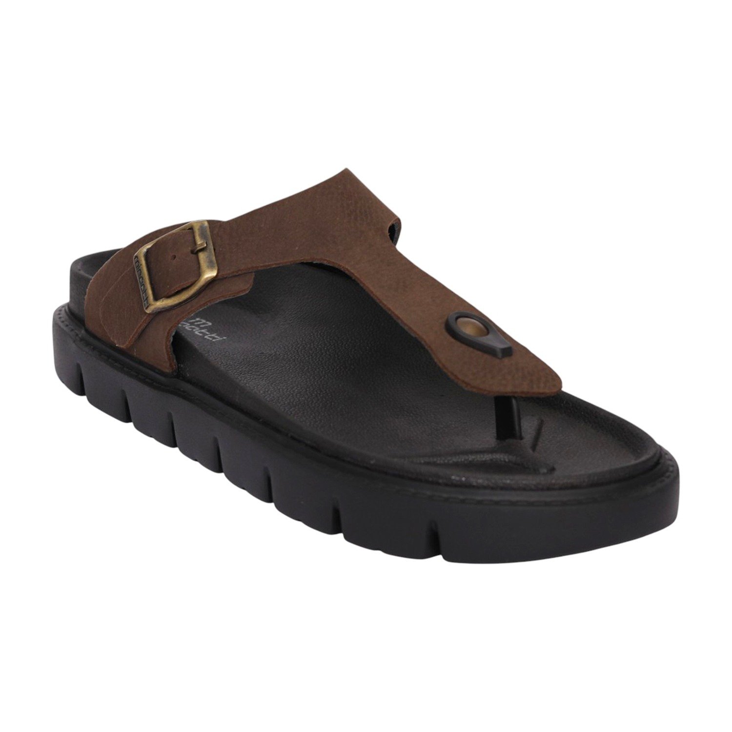 Men Brown Rugged Comfort Sandal