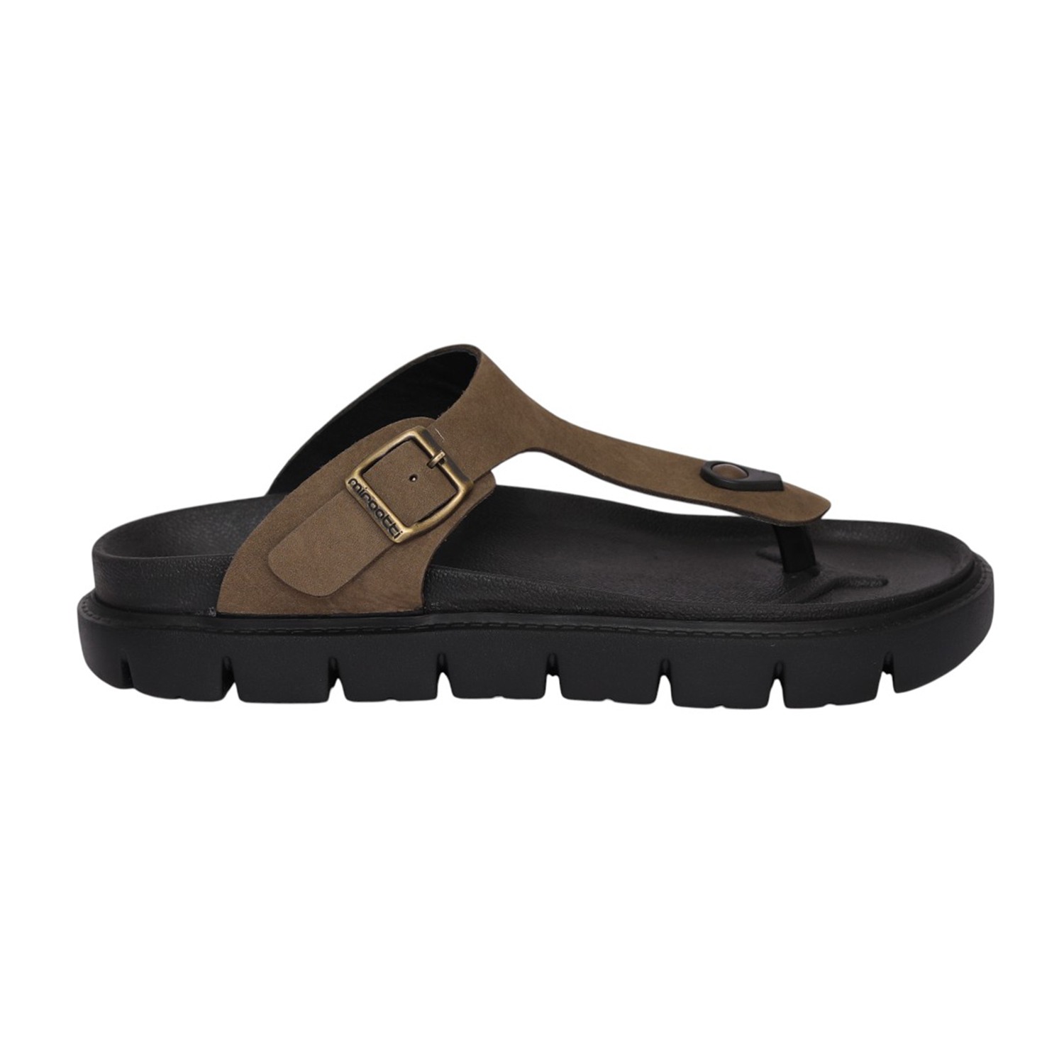 Men Olive Rugged Comfort Sandal