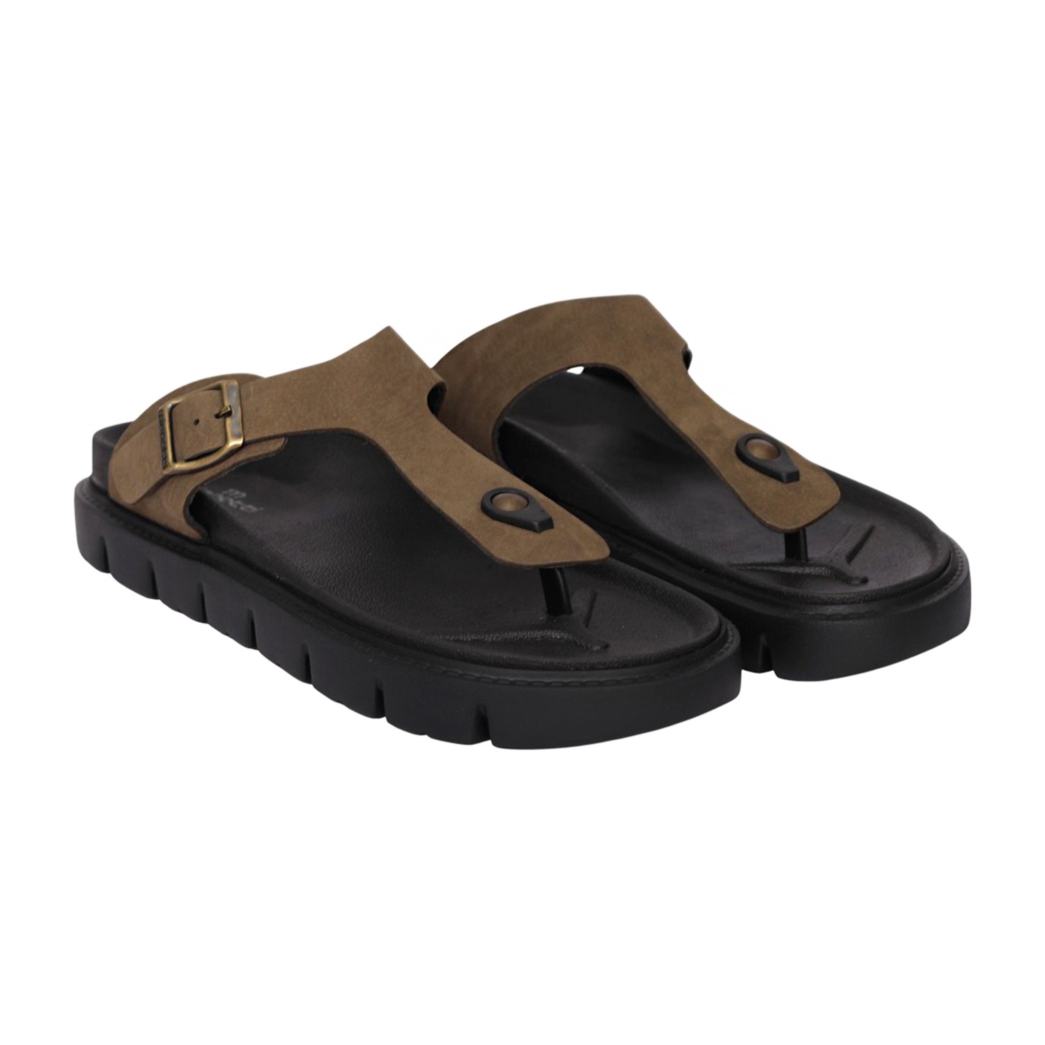 Men Olive Rugged Comfort Sandal