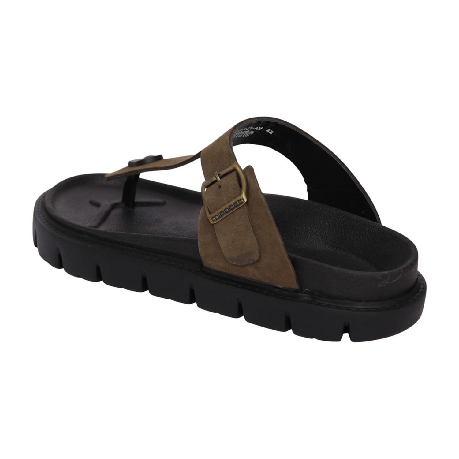 Men Olive Rugged Comfort Sandal