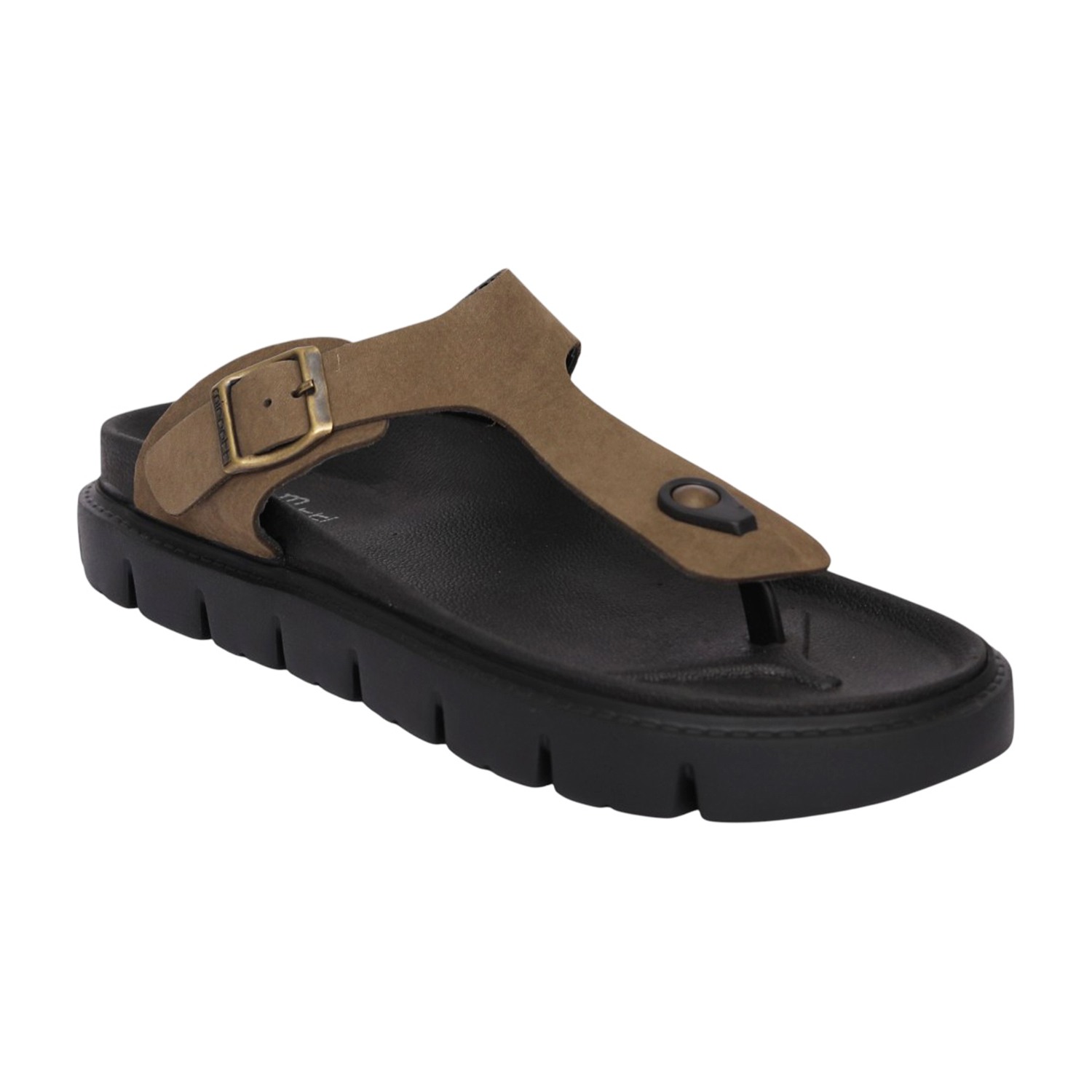 Men Olive Rugged Comfort Sandal