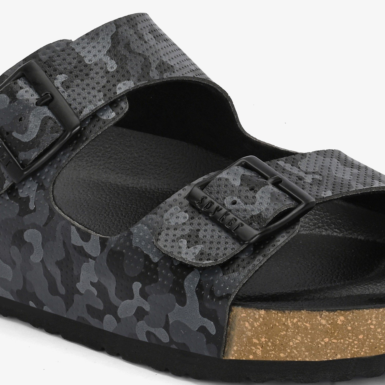 Spykar Remy 2.0 Black Camo Sandals