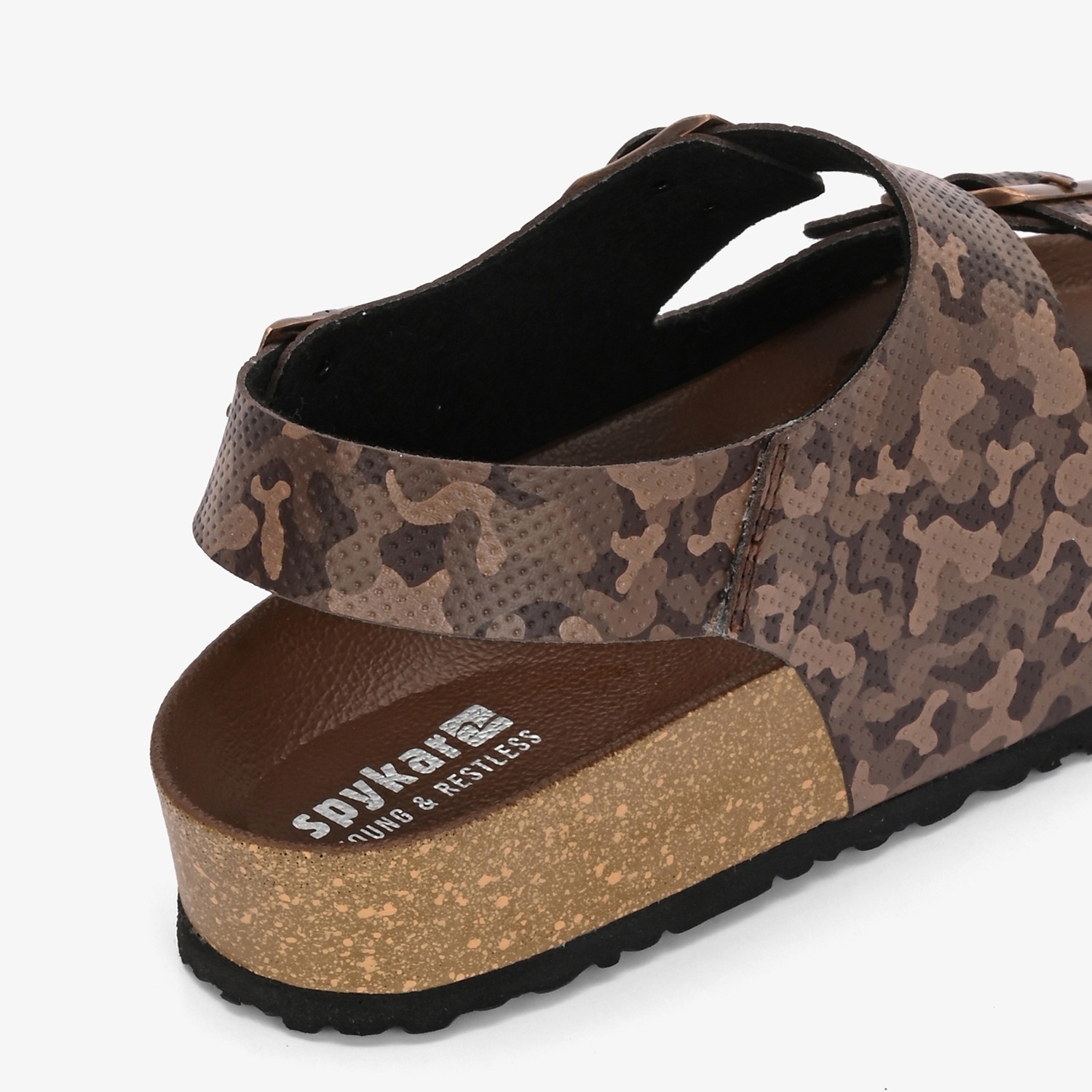 Spykar Remy 2.0 Brown Camo Sandals