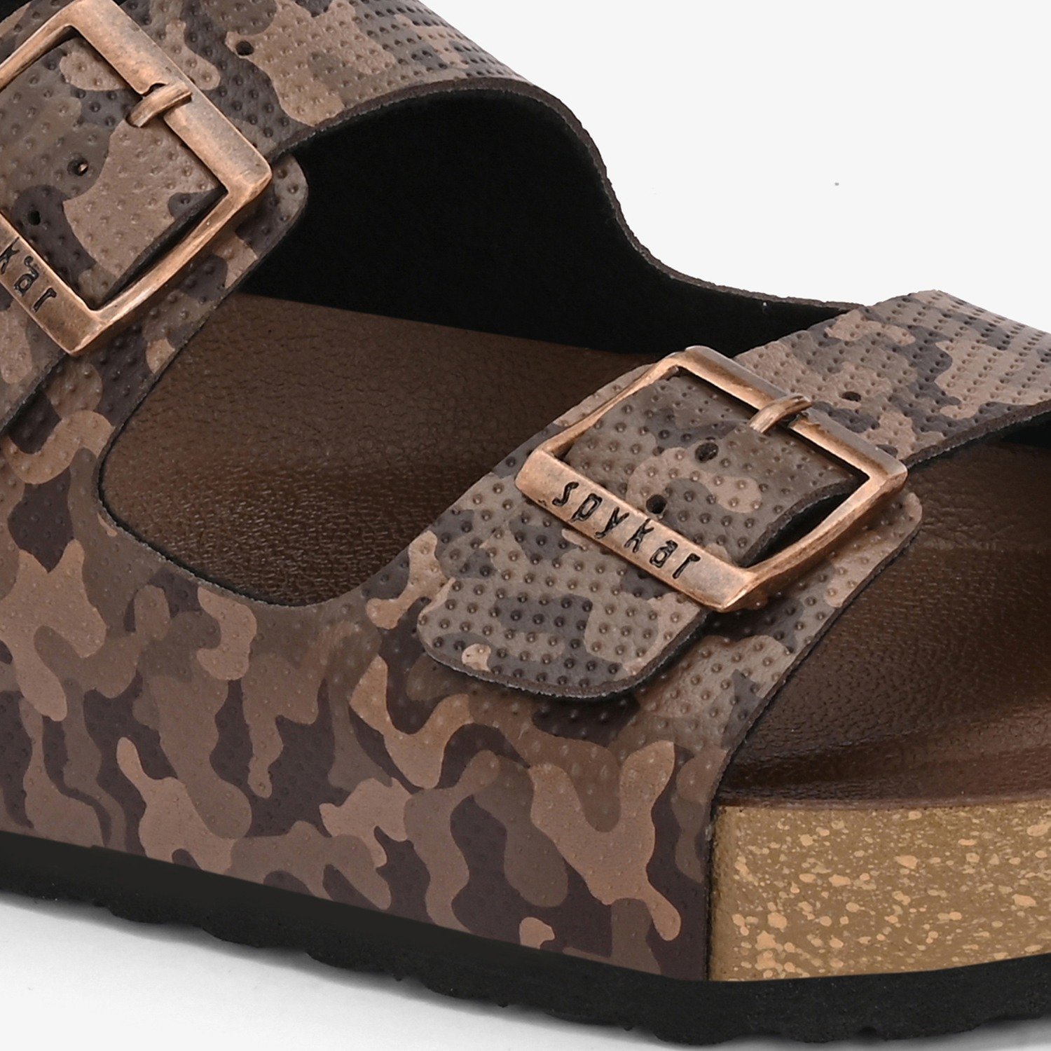 Spykar Remy 2.0 Brown Camo Sandals