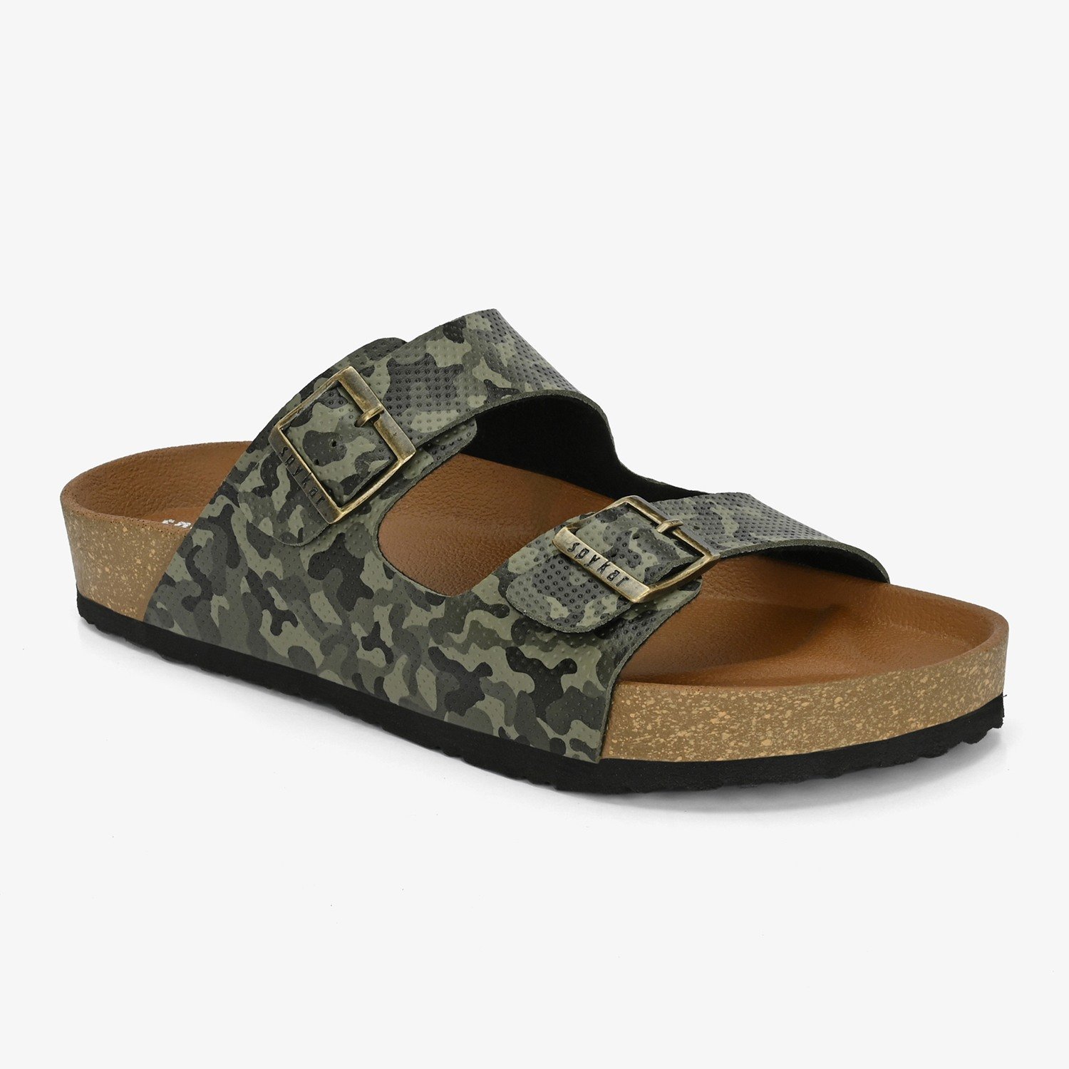 Spykar Remy 2.0 Olive Camo Sandals