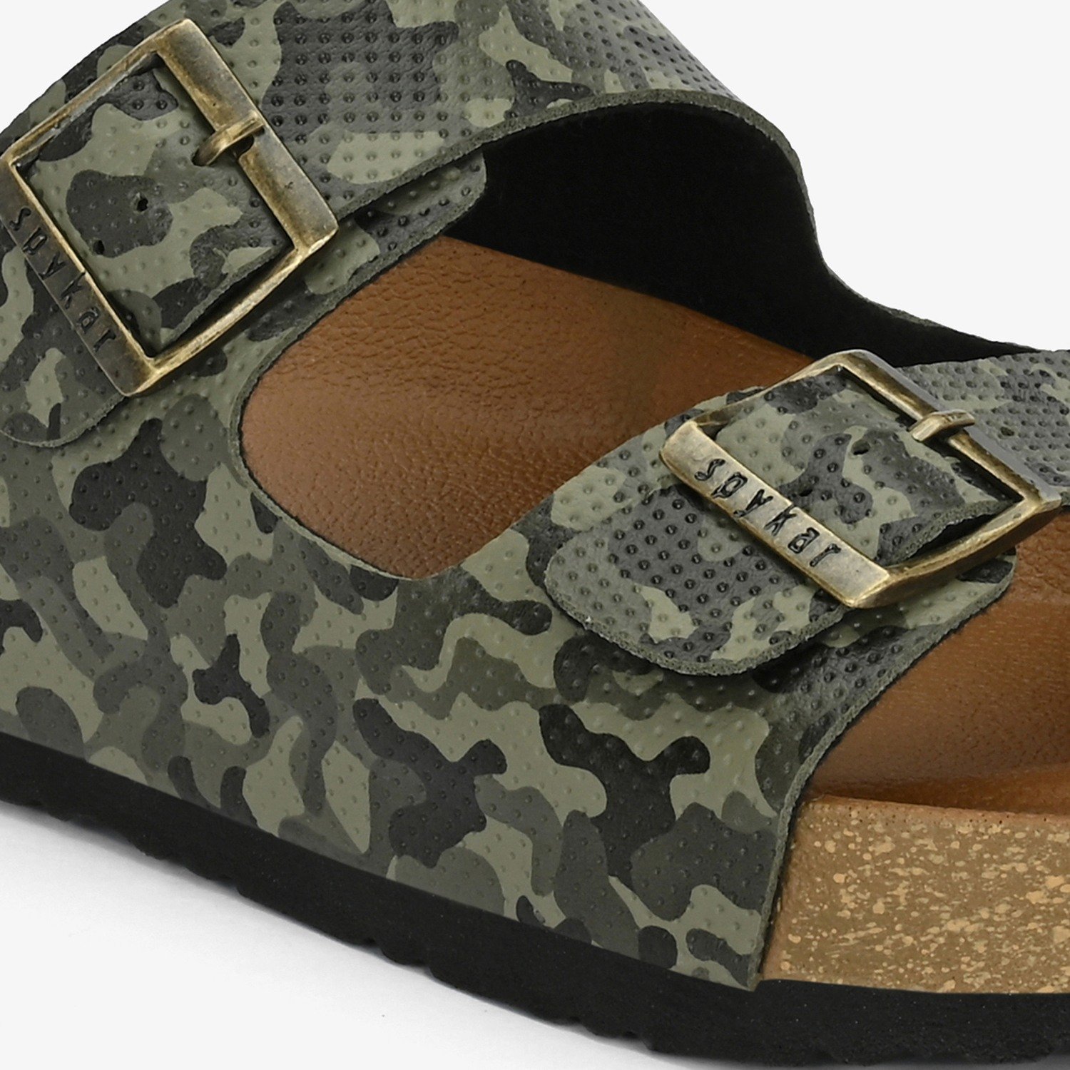 Spykar Remy 2.0 Olive Camo Sandals