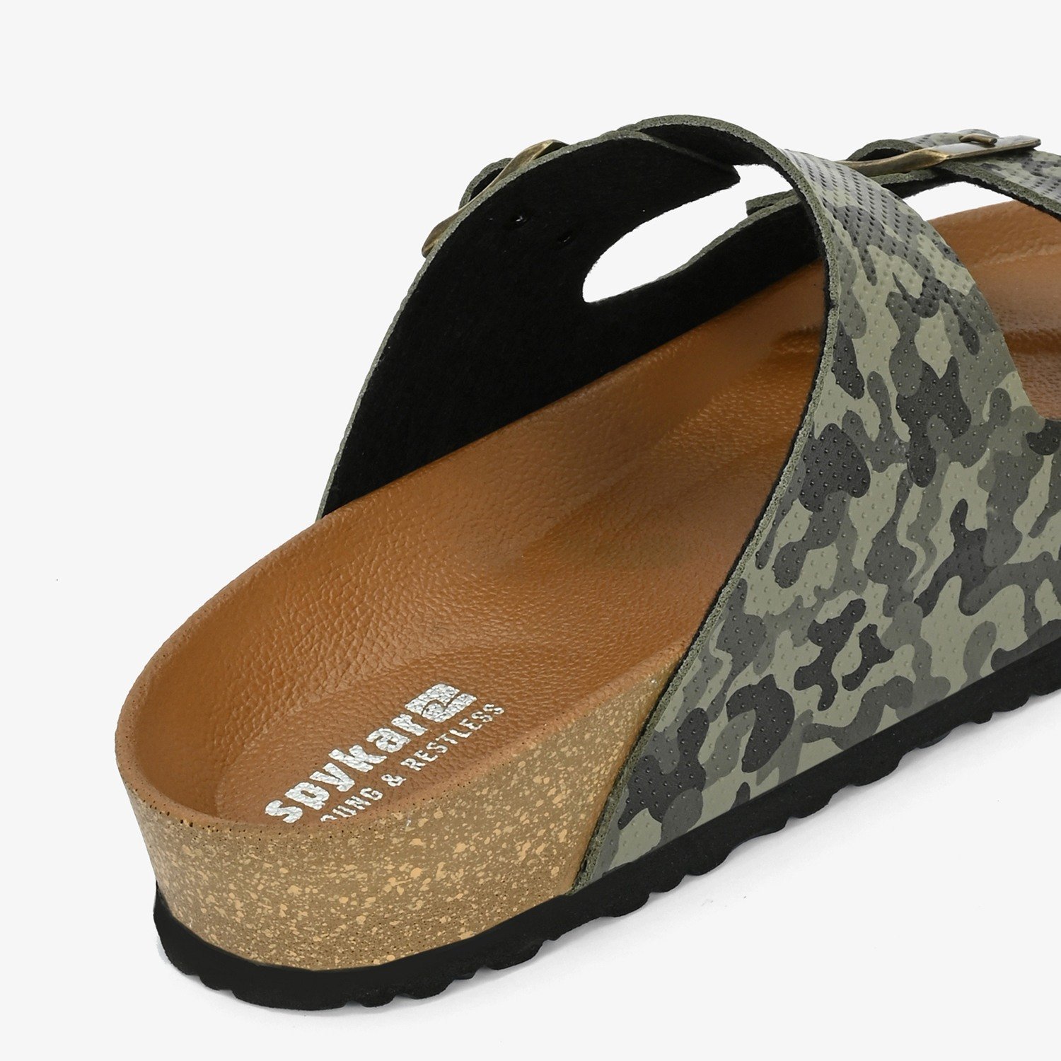 Spykar Remy 2.0 Olive Camo Sandals