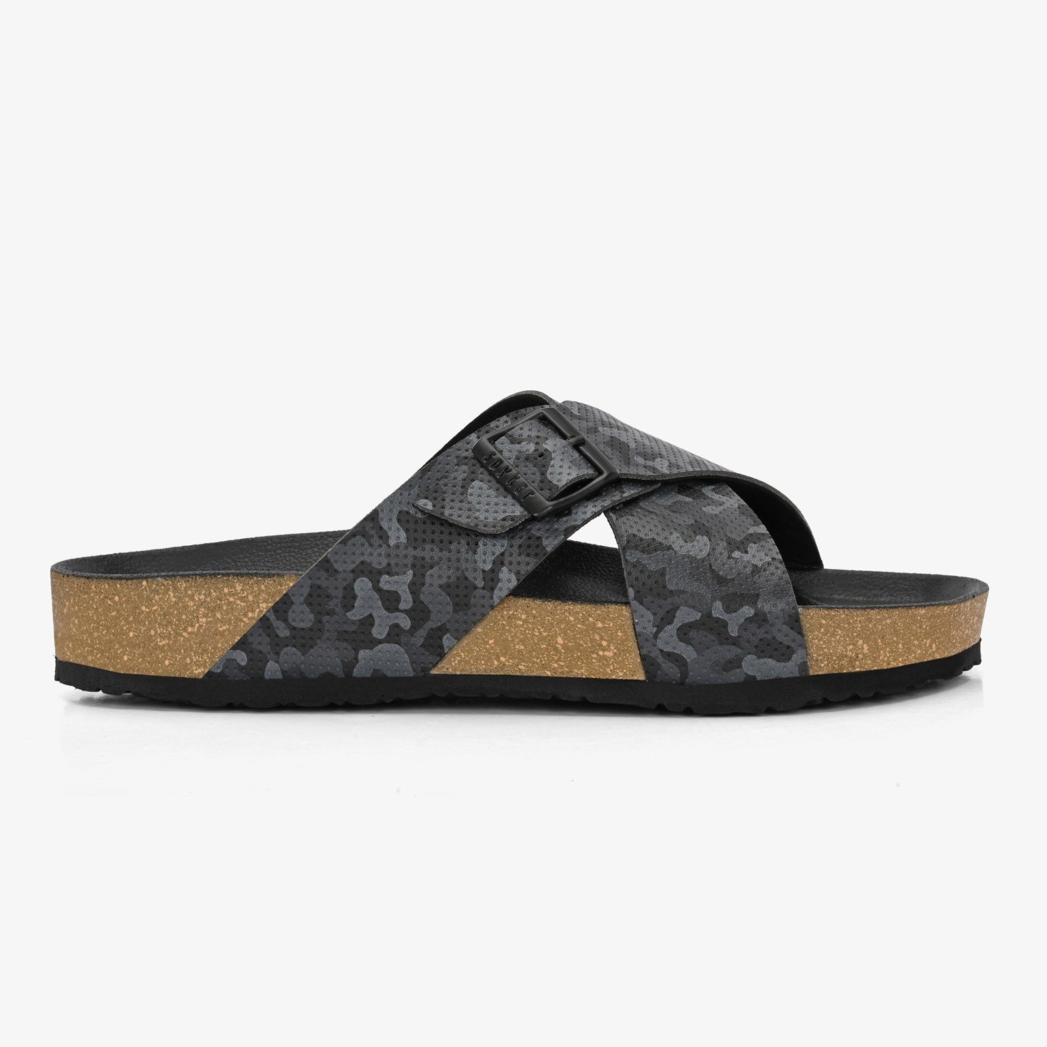 Spykar Empire 2.0 Black Camo Sandals