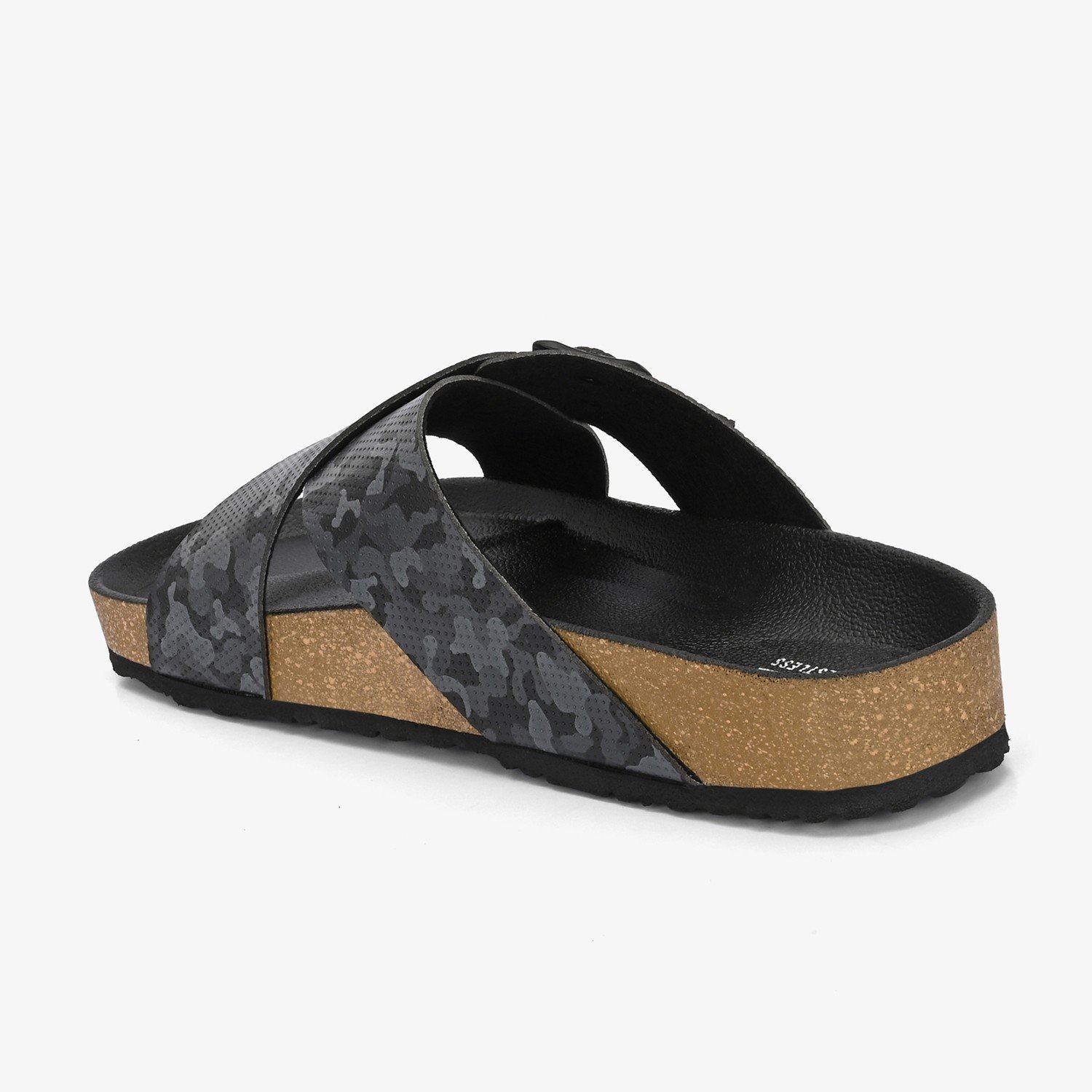 Spykar Empire 2.0 Black Camo Sandals