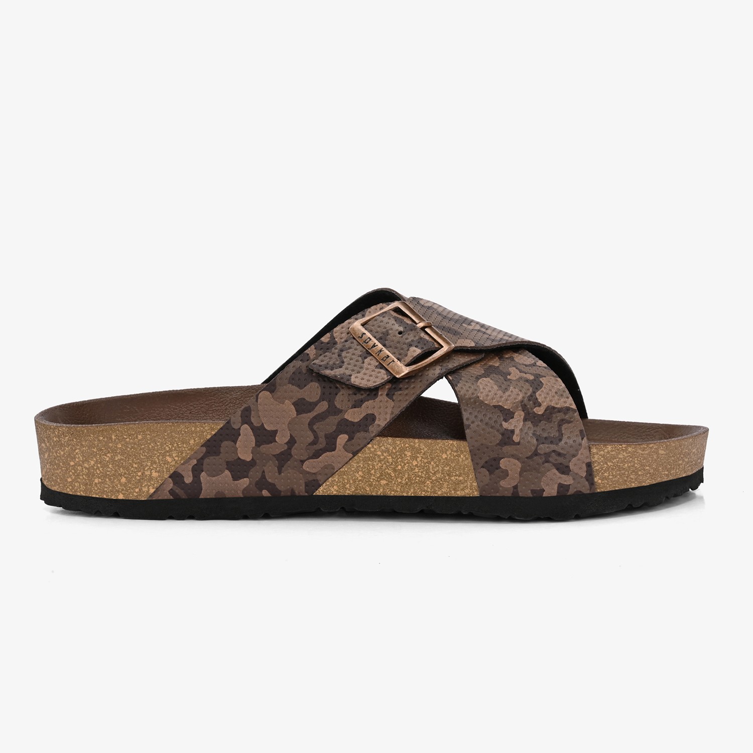 Spykar Empire 2.0 Brown Camo Sandals