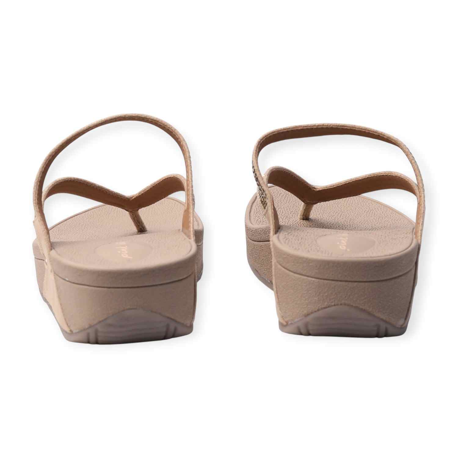 Pinkleaf Women’s Gold Embellished Sandals