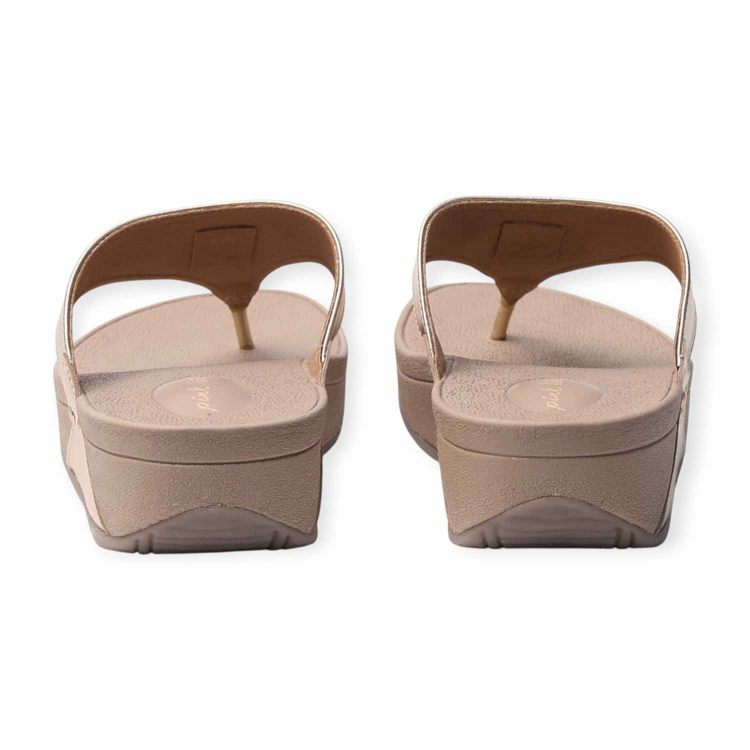 Pinkleaf Women’s Gold Metallic Sandals