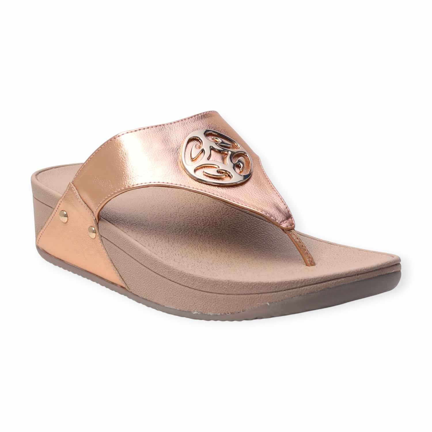 Pinkleaf Women’s Metallic Black Sandals
