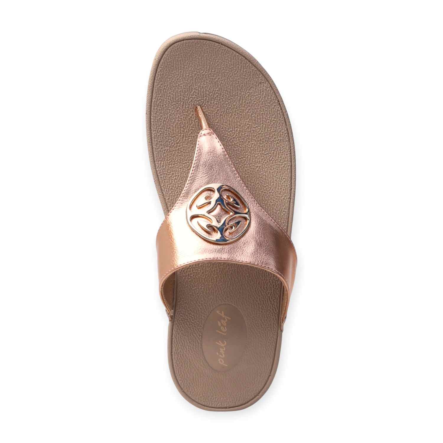 Pinkleaf Women’s Metallic Black Sandals