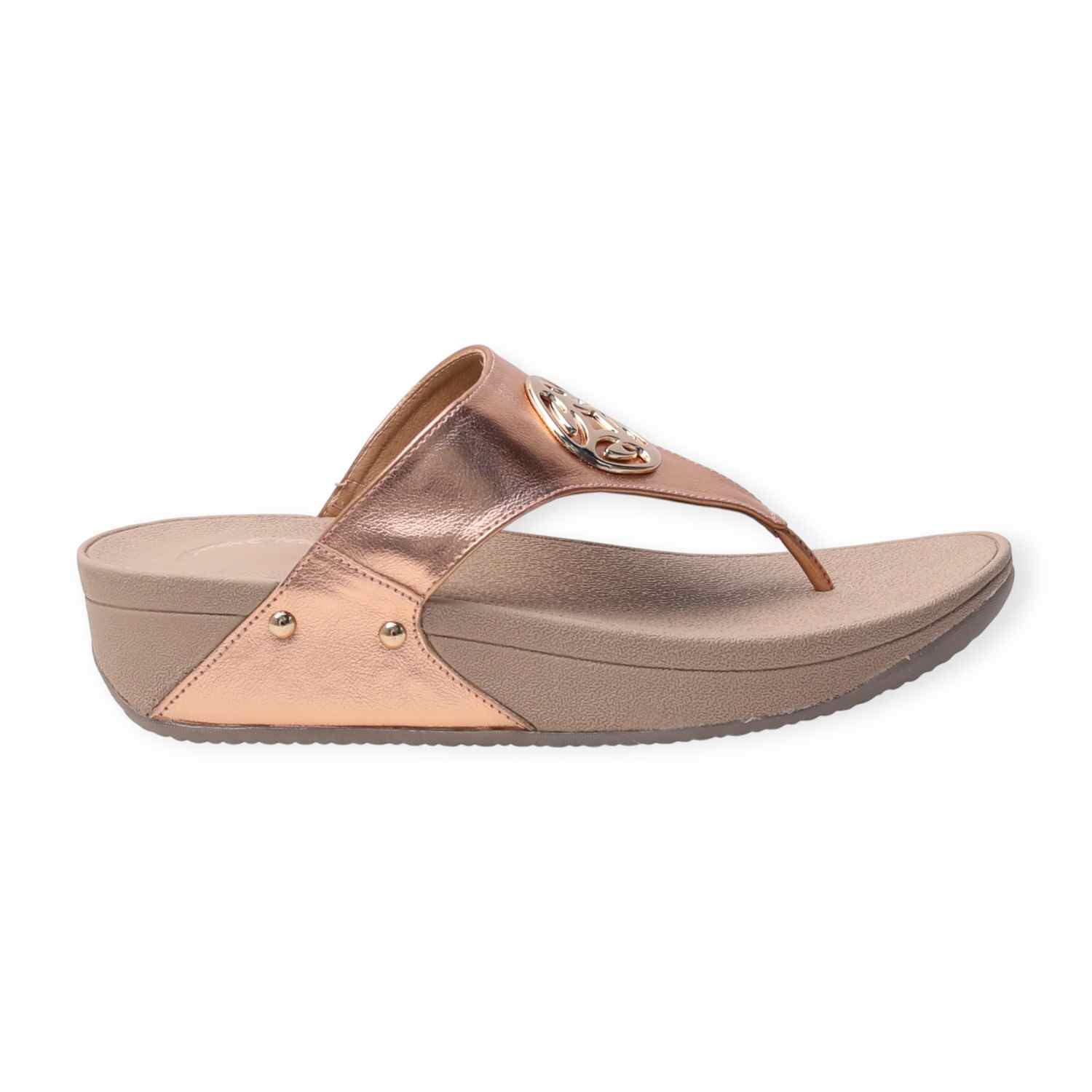 Pinkleaf Women’s Metallic Black Sandals