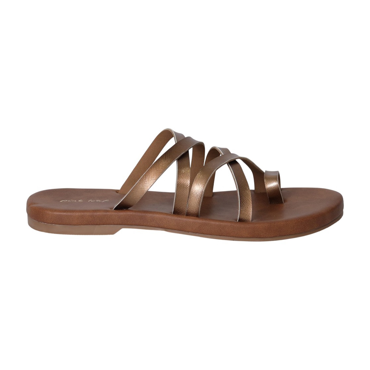 Women Antique Cross-Strap Flats