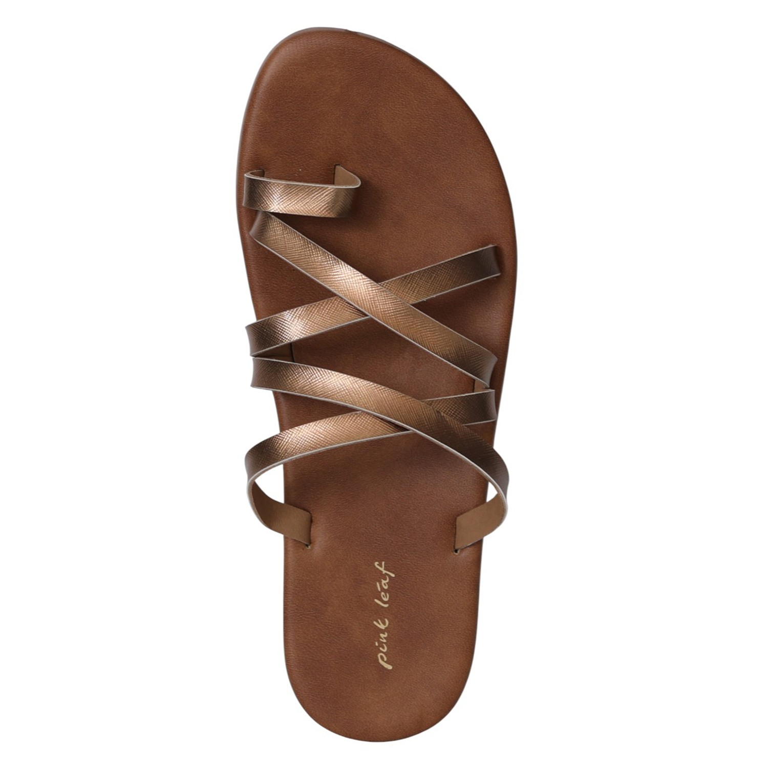 Women Antique Cross-Strap Flats