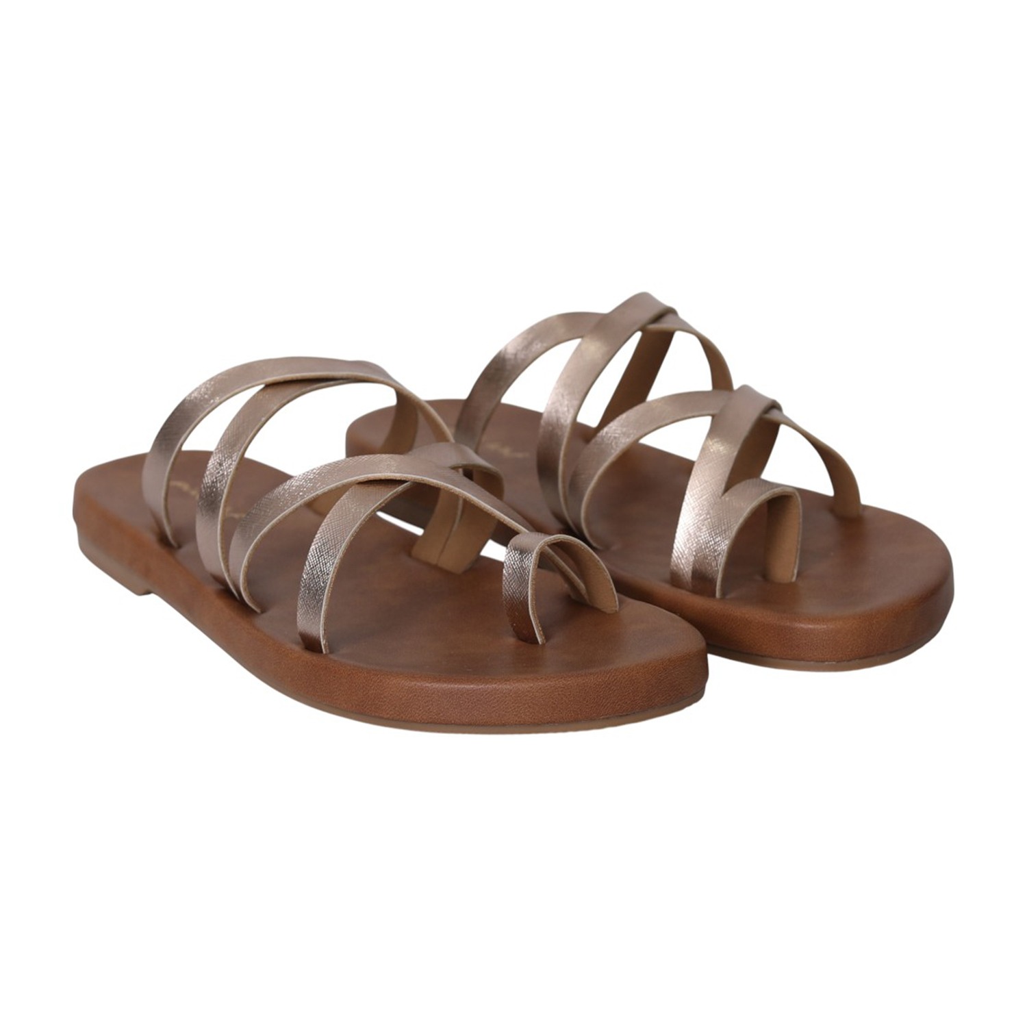 Women Sulthan Cross-Strap Flats