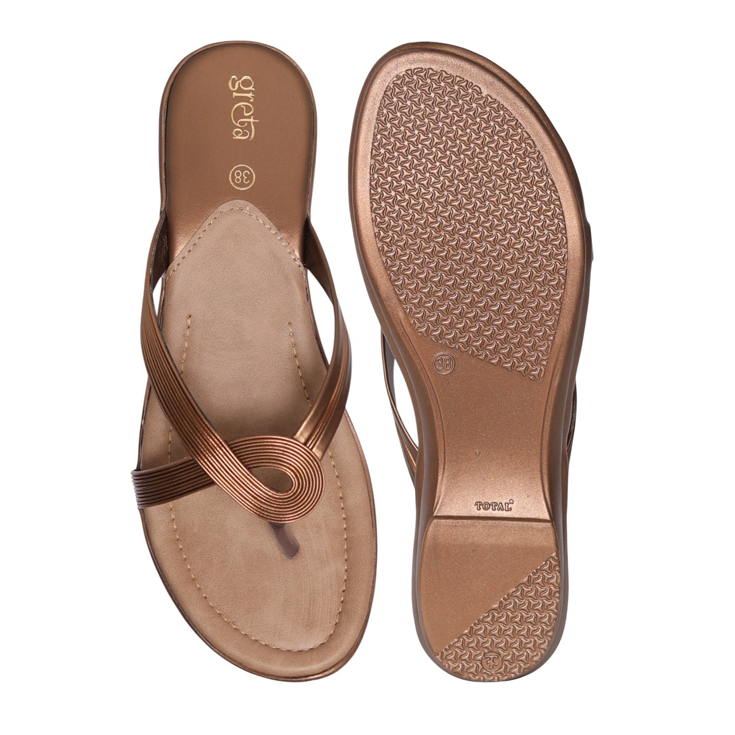Greta Women’s Stylish Brown Sandals