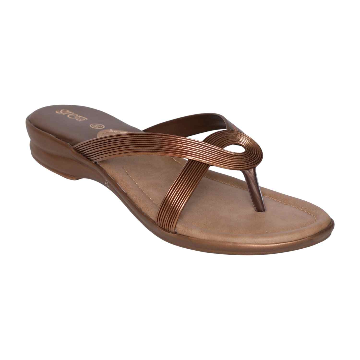 Greta Women’s Stylish Brown Sandals