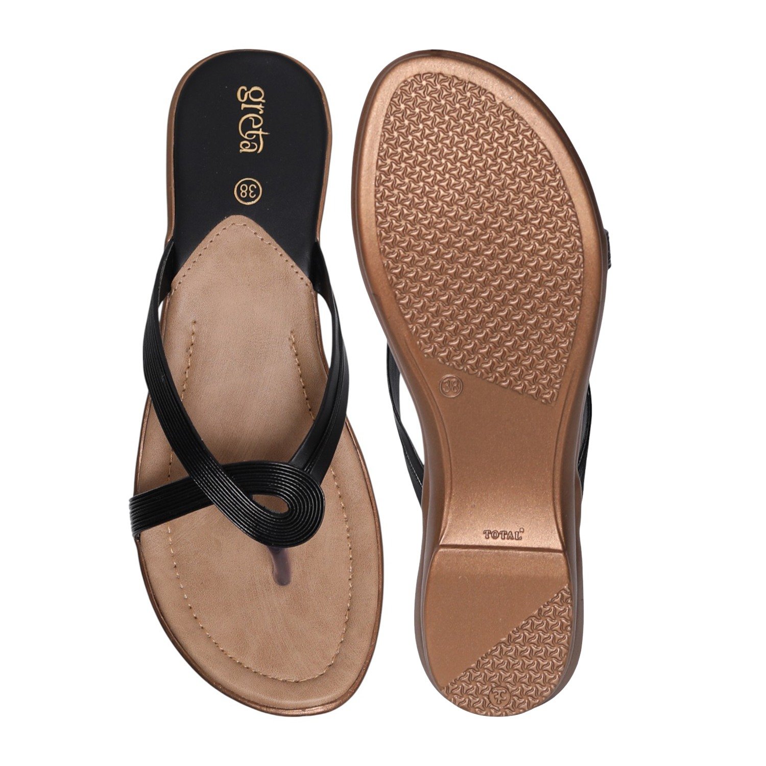 Greta Women’s Stylish Black Sandals