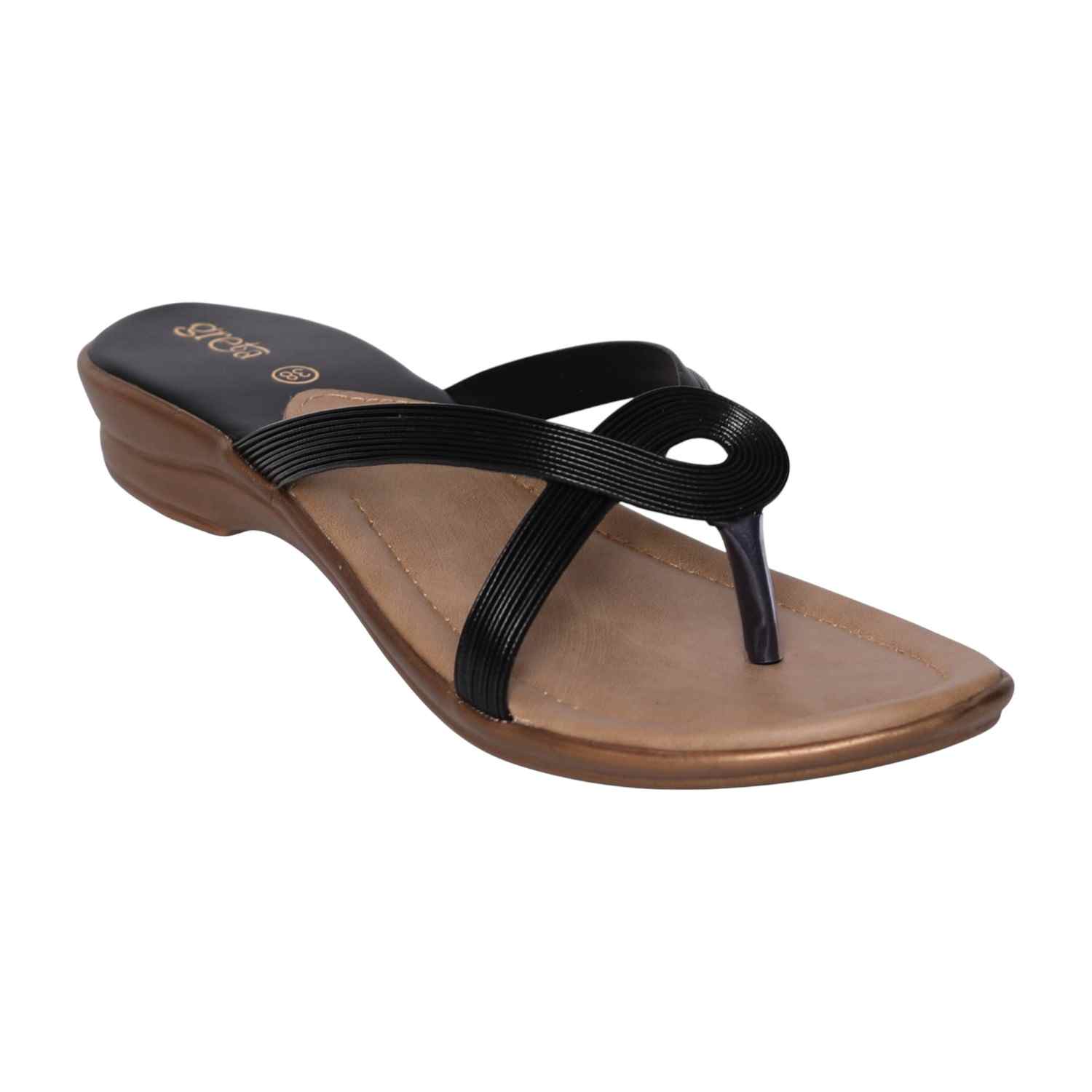 Greta Women’s Stylish Black Sandals