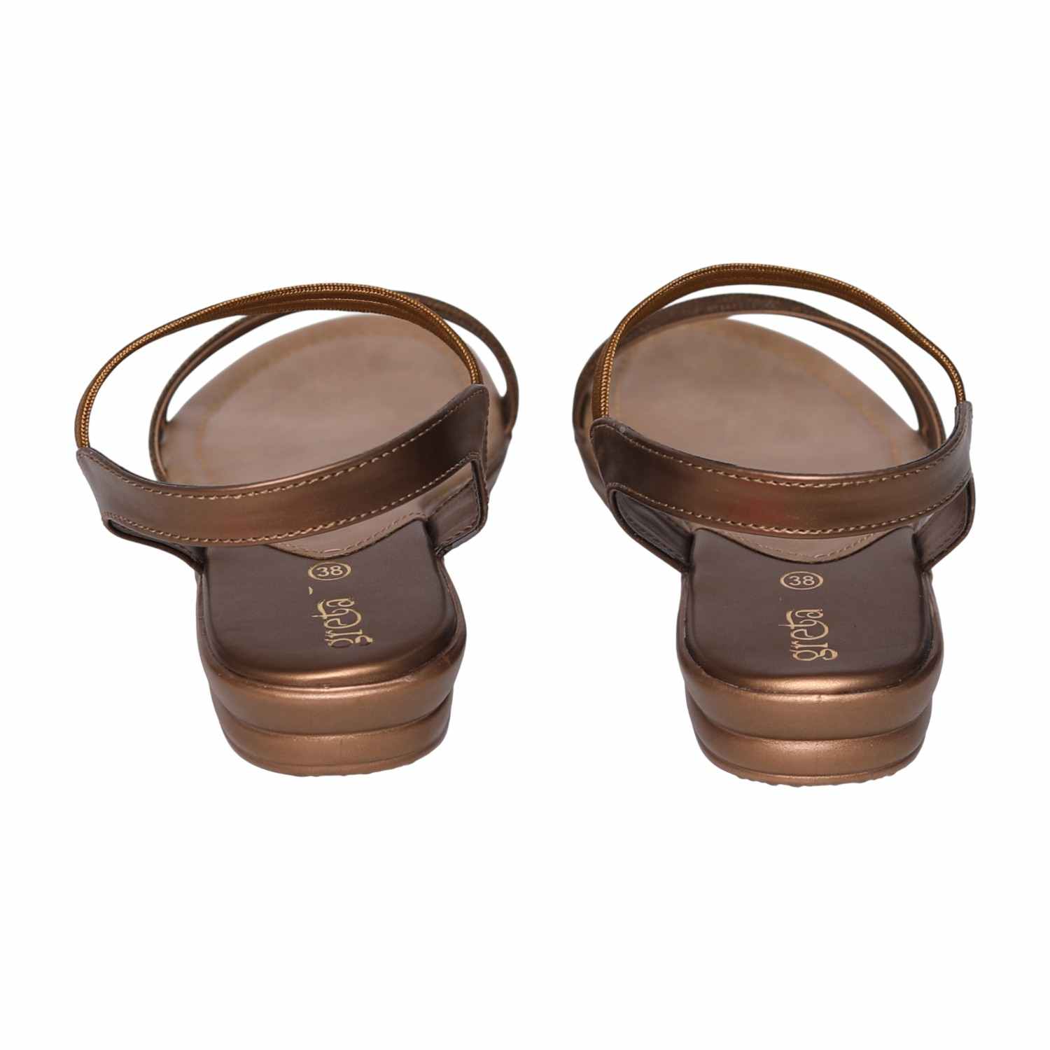 Greta Women’s Brown Backstrap Sandals