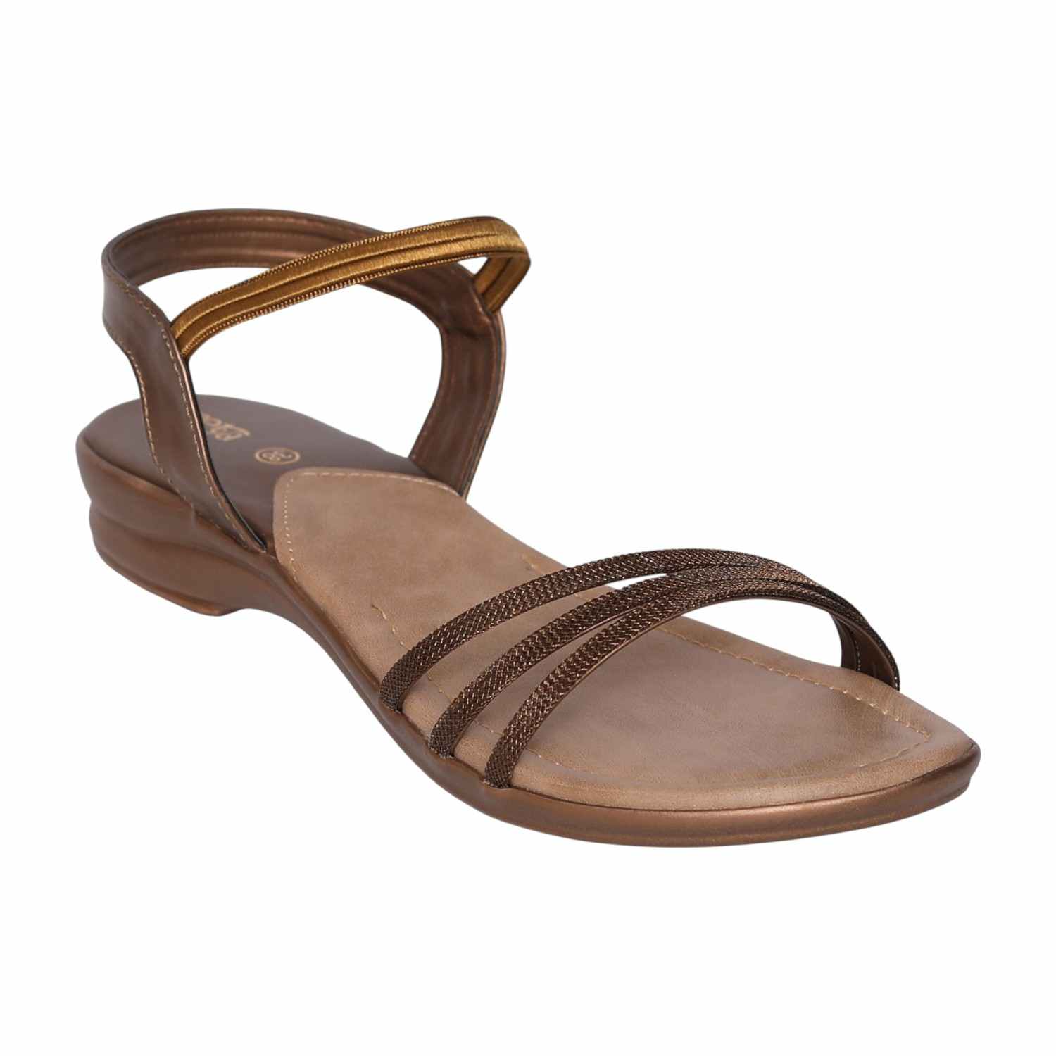 Greta Women’s Brown Backstrap Sandals