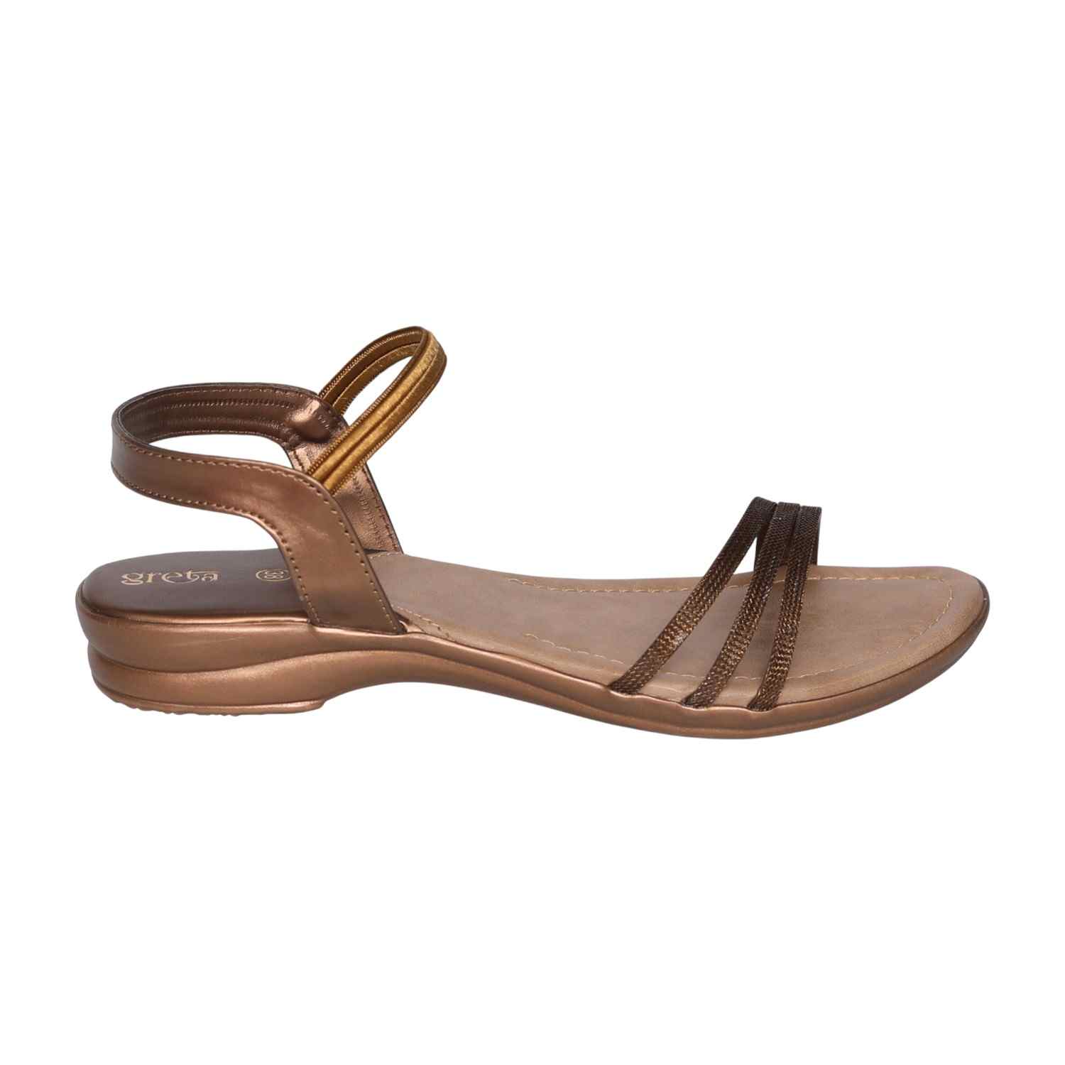 Greta Women’s Brown Backstrap Sandals