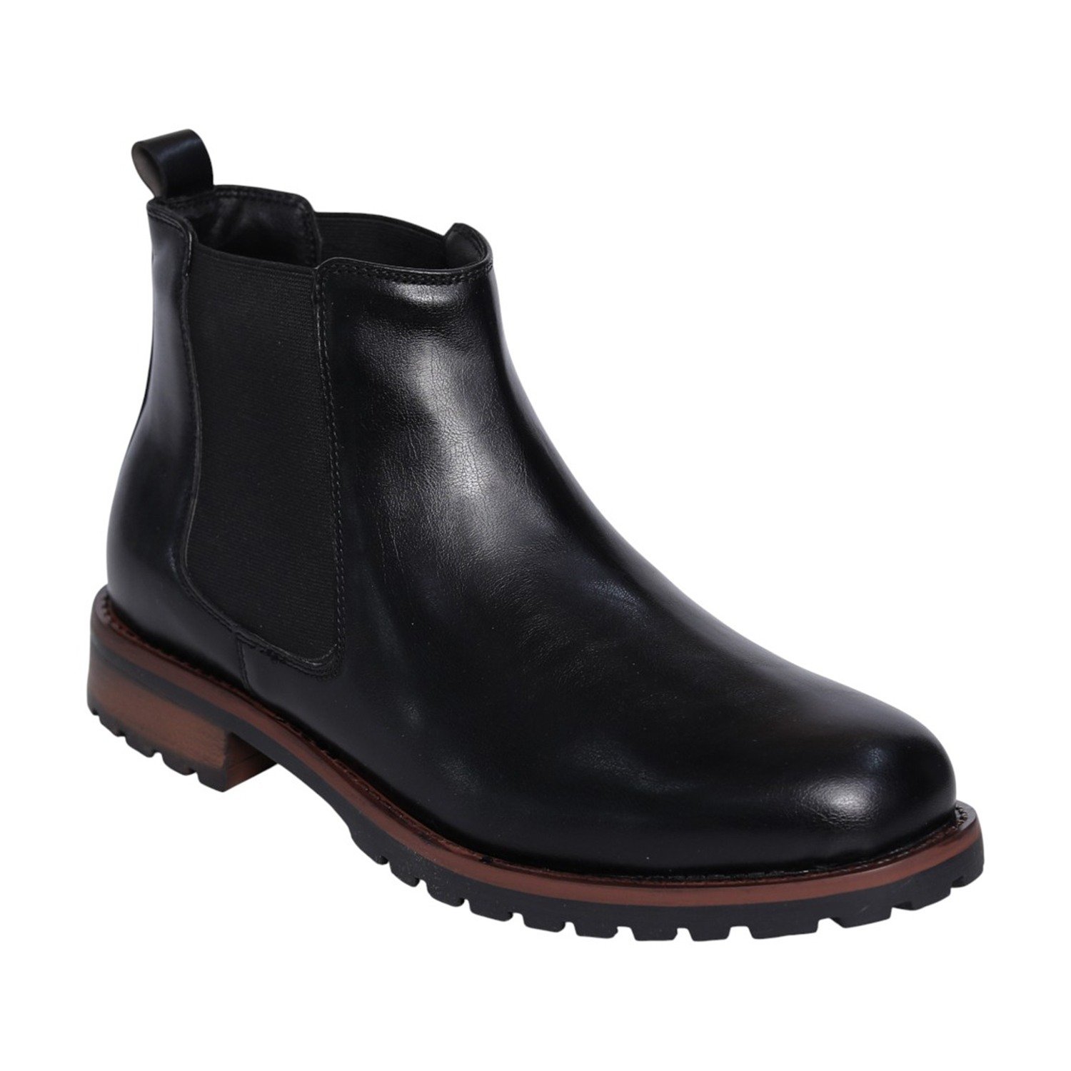 Men Black Ridge Chelsea Boots