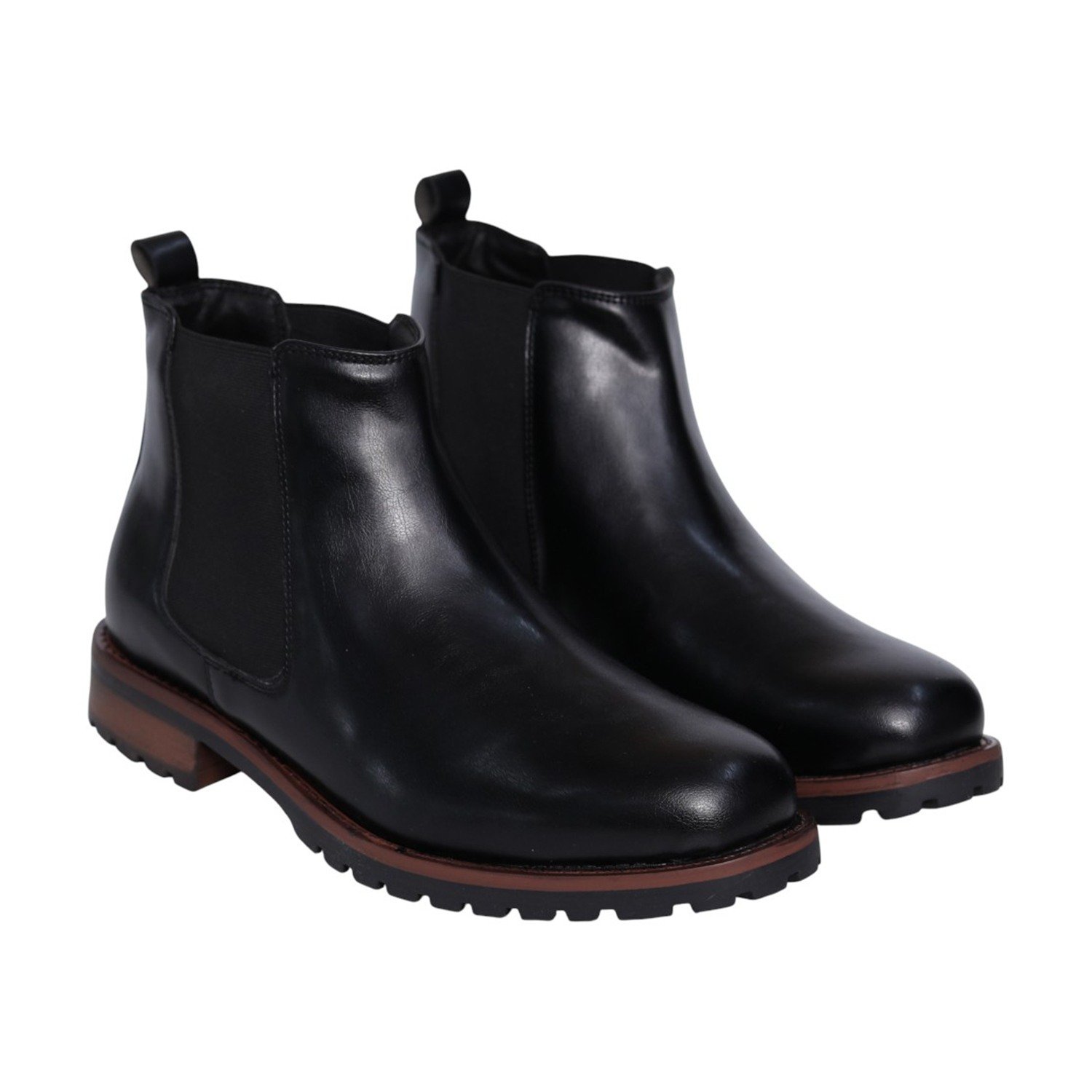 Men Black Ridge Chelsea Boots