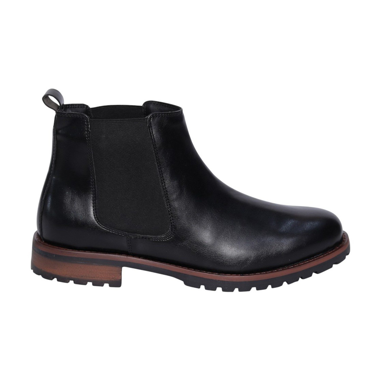 Men Black Ridge Chelsea Boots
