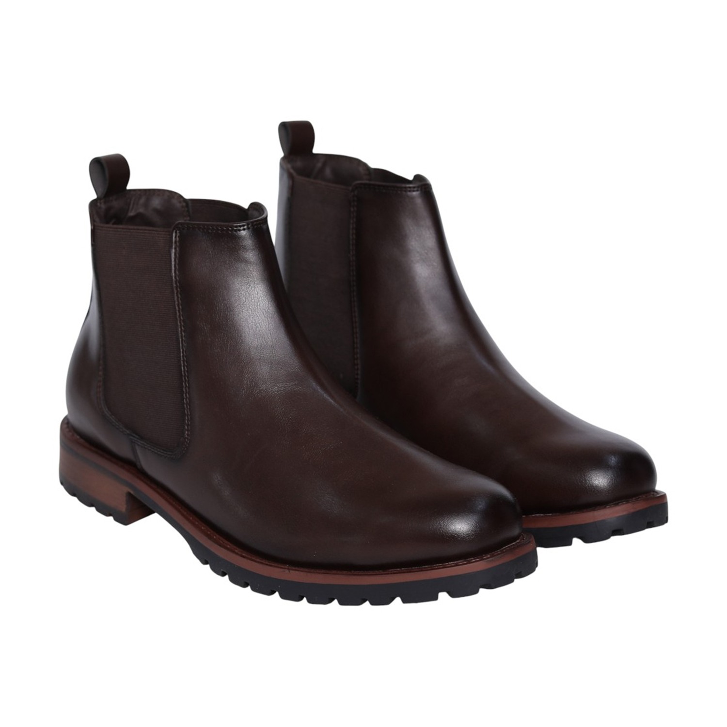 Men Brown Ridge Chelsea Boots