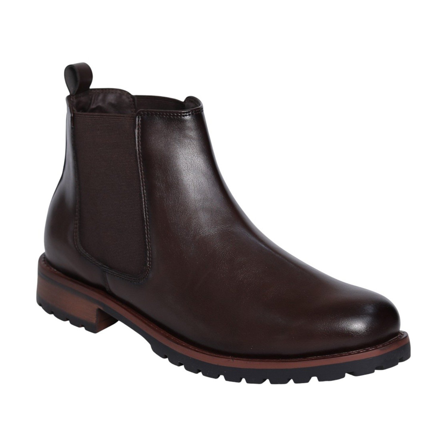 Men Brown Ridge Chelsea Boots