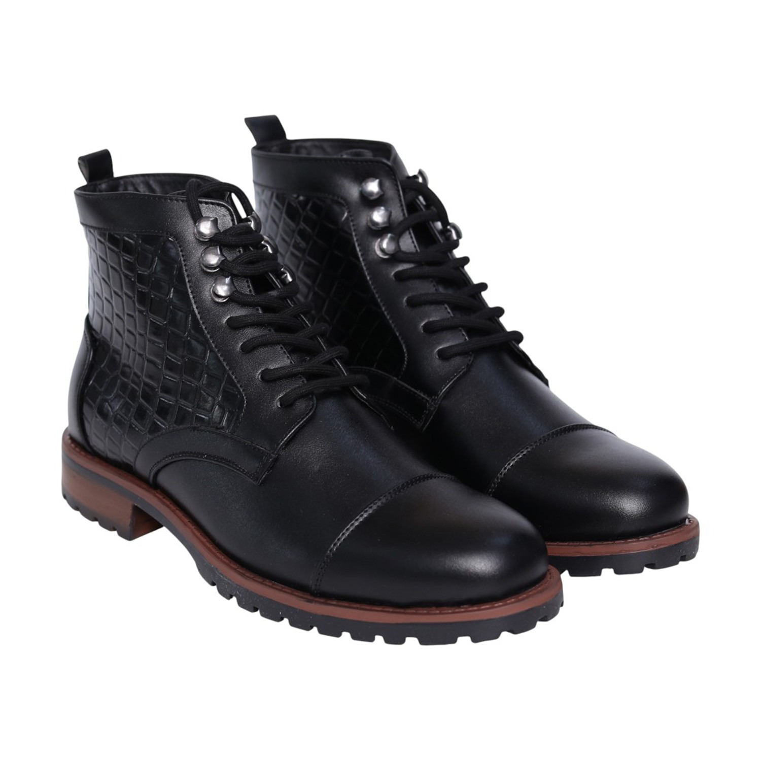 Men Black Ridgecraft Lace-Up Boots