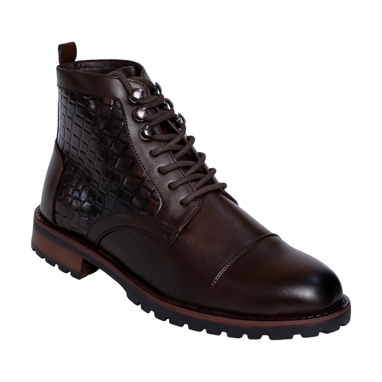 Men Brown Ridgecraft Lace-Up Boots