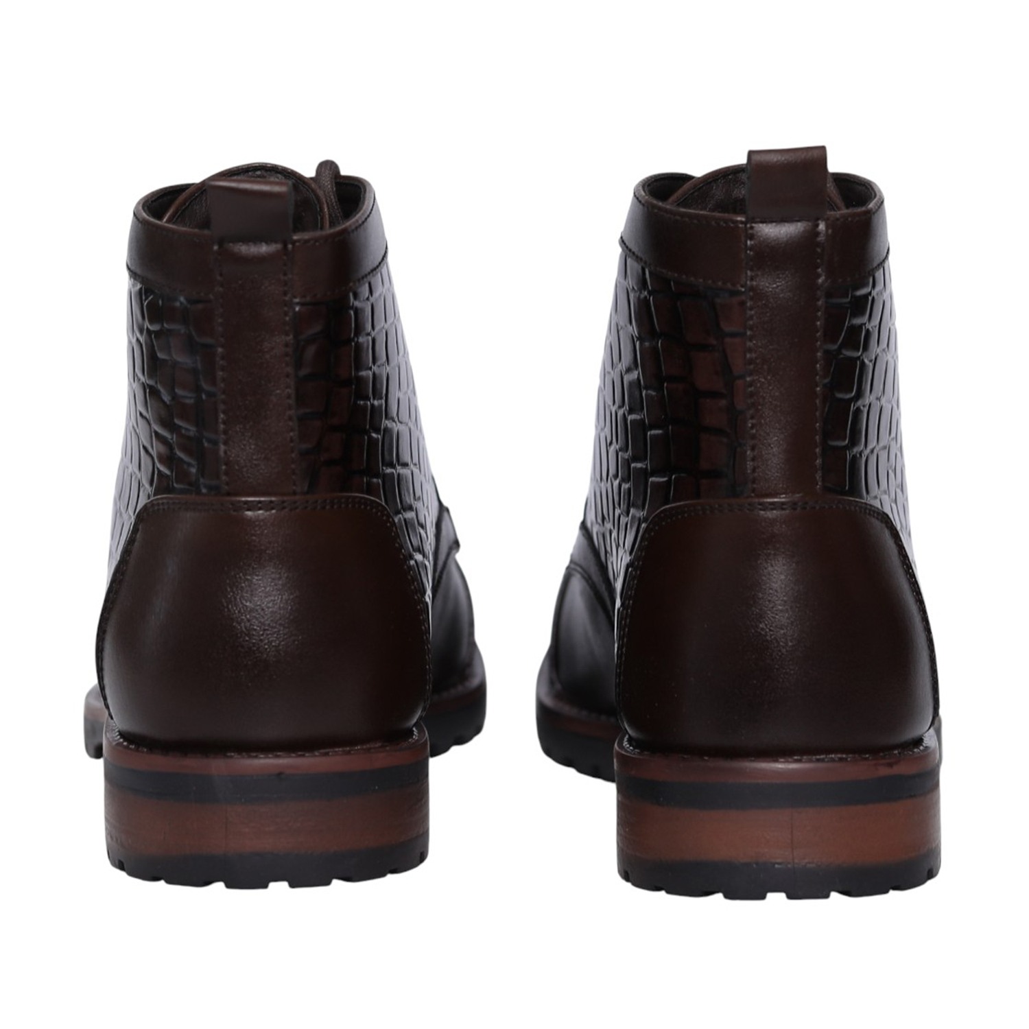 Men Brown Ridgecraft Lace-Up Boots