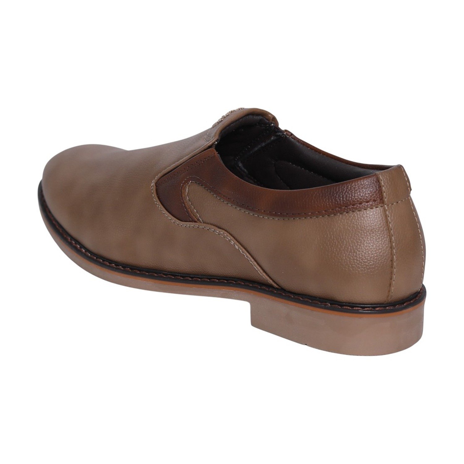 Men Beige Modern Classic Slip-On Shoes