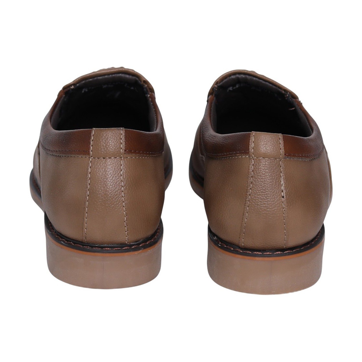 Men Beige Modern Classic Slip-On Shoes