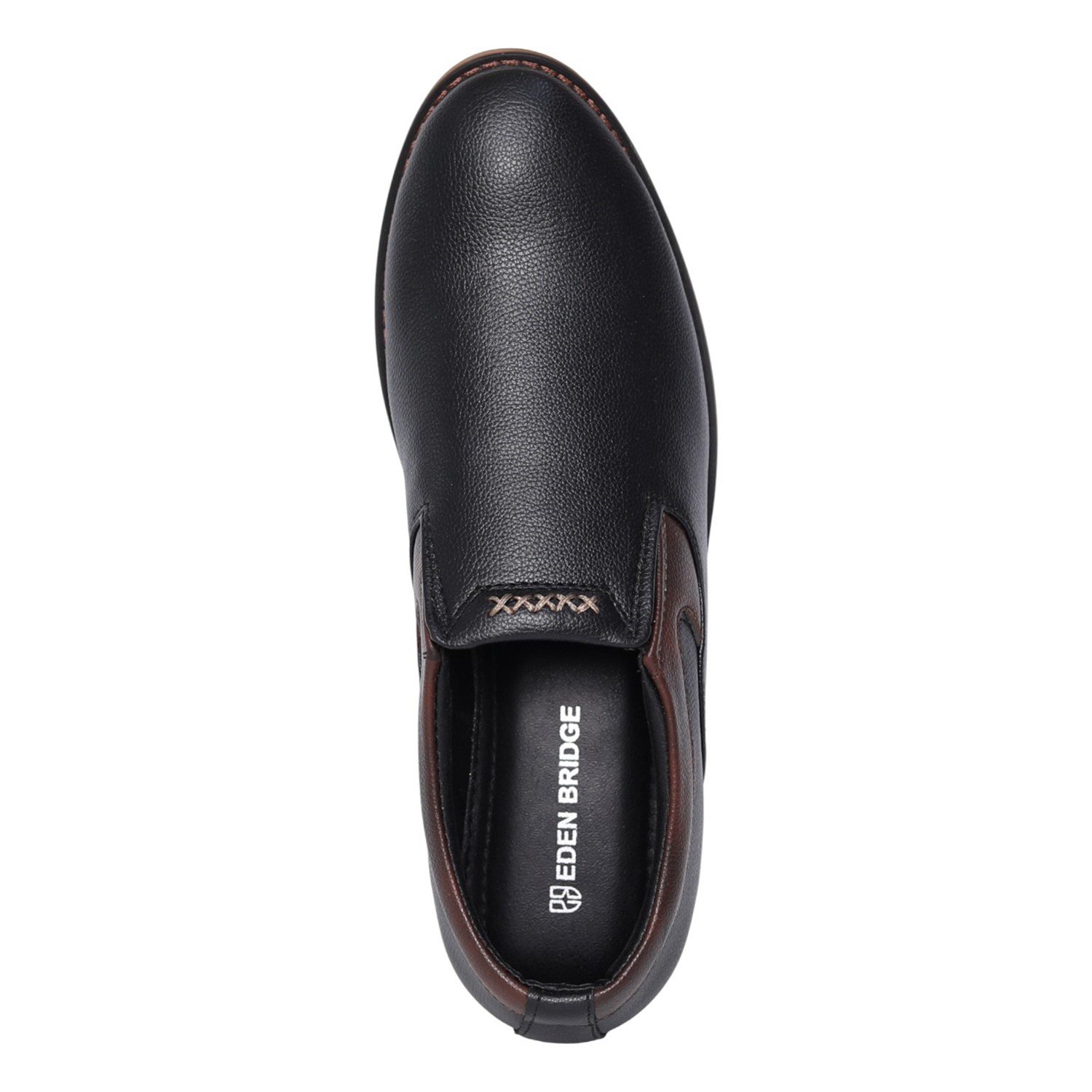 Men Black Modern Classic Slip-On Shoes
