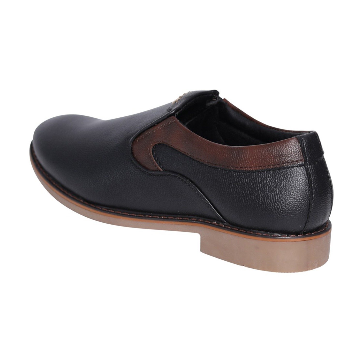 Men Black Modern Classic Slip-On Shoes