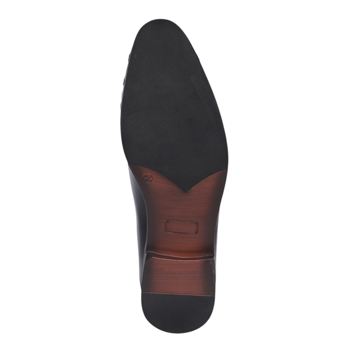 Men Black Leather Tassel Loafers with Woven Toe Detail