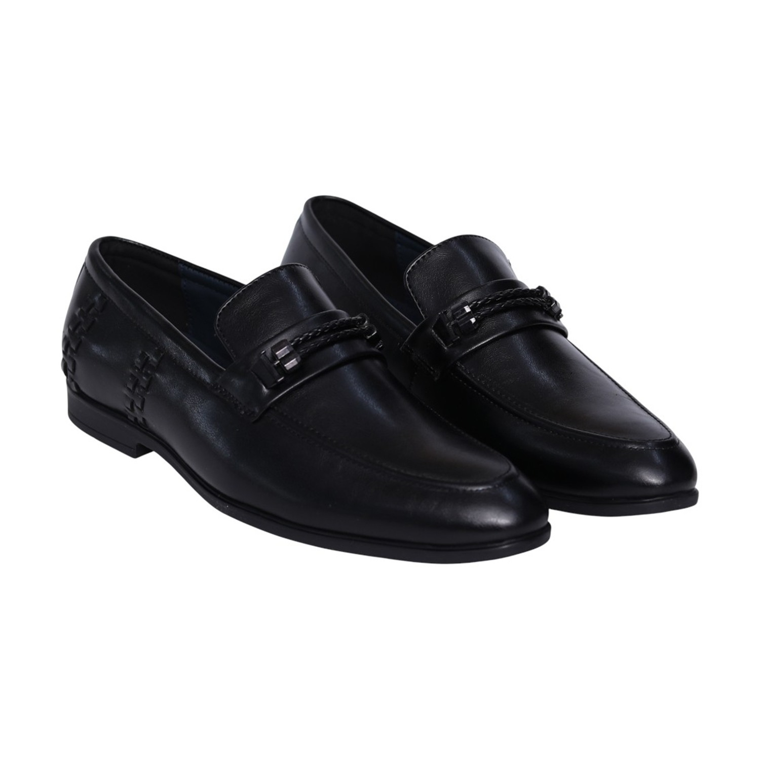 Black Classic Leather Penny Loafer