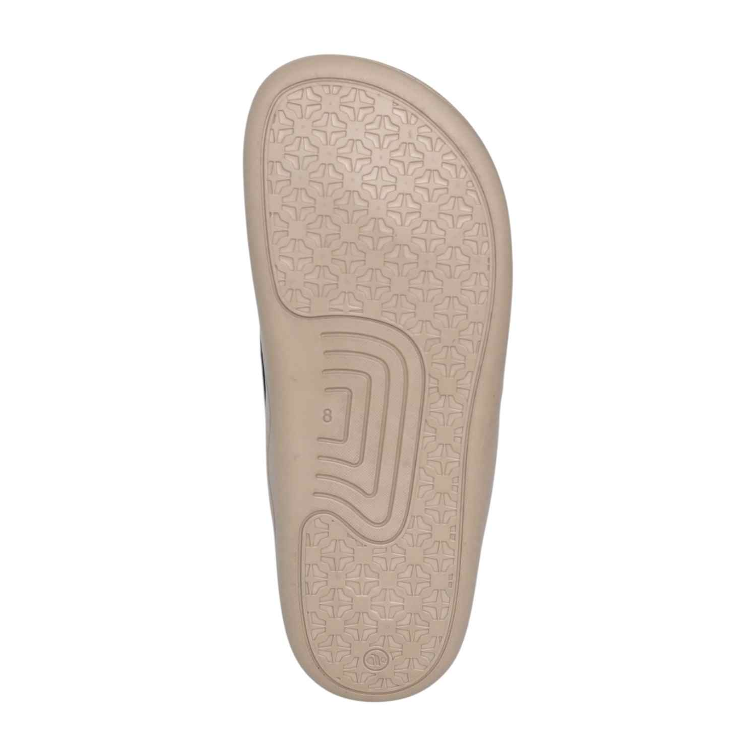 Men Black Comfort Thong Sandals with Buckle Strap