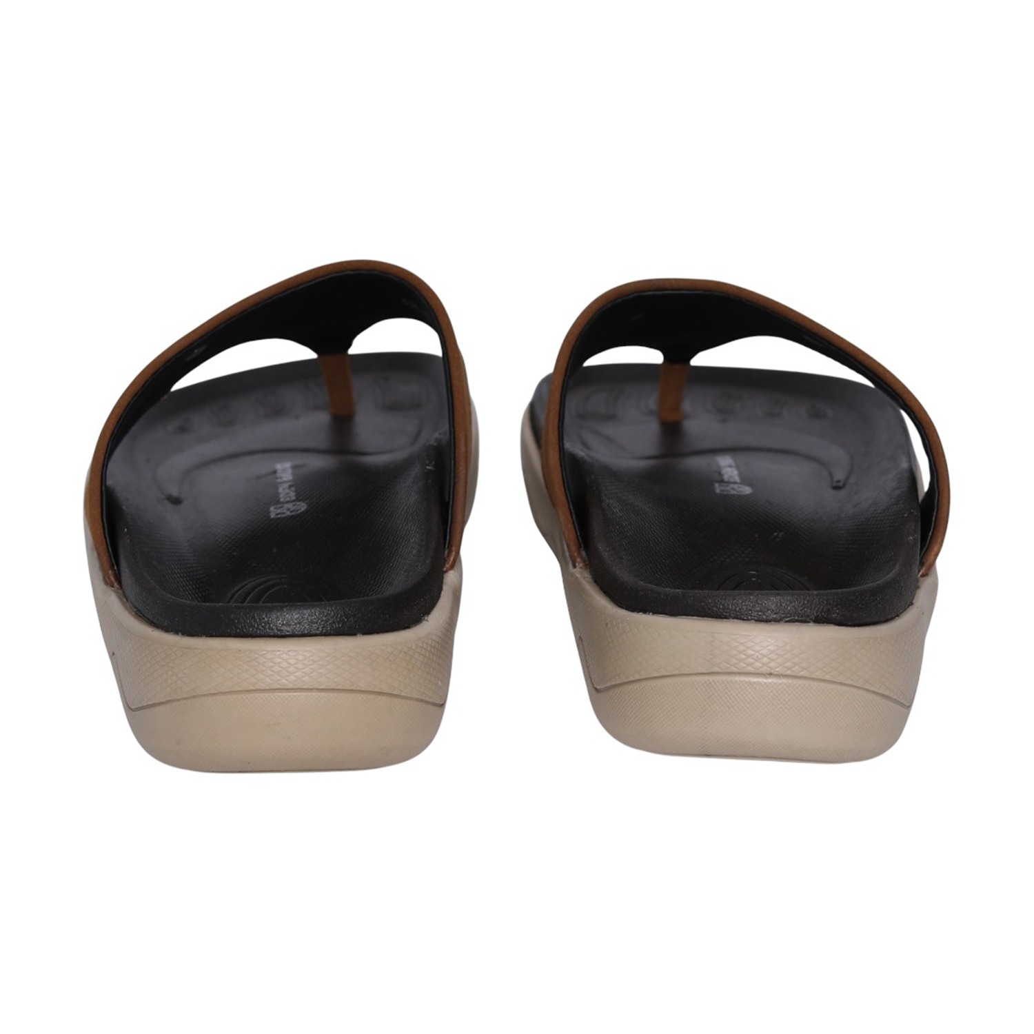 Men Classic Tan Thong Slides