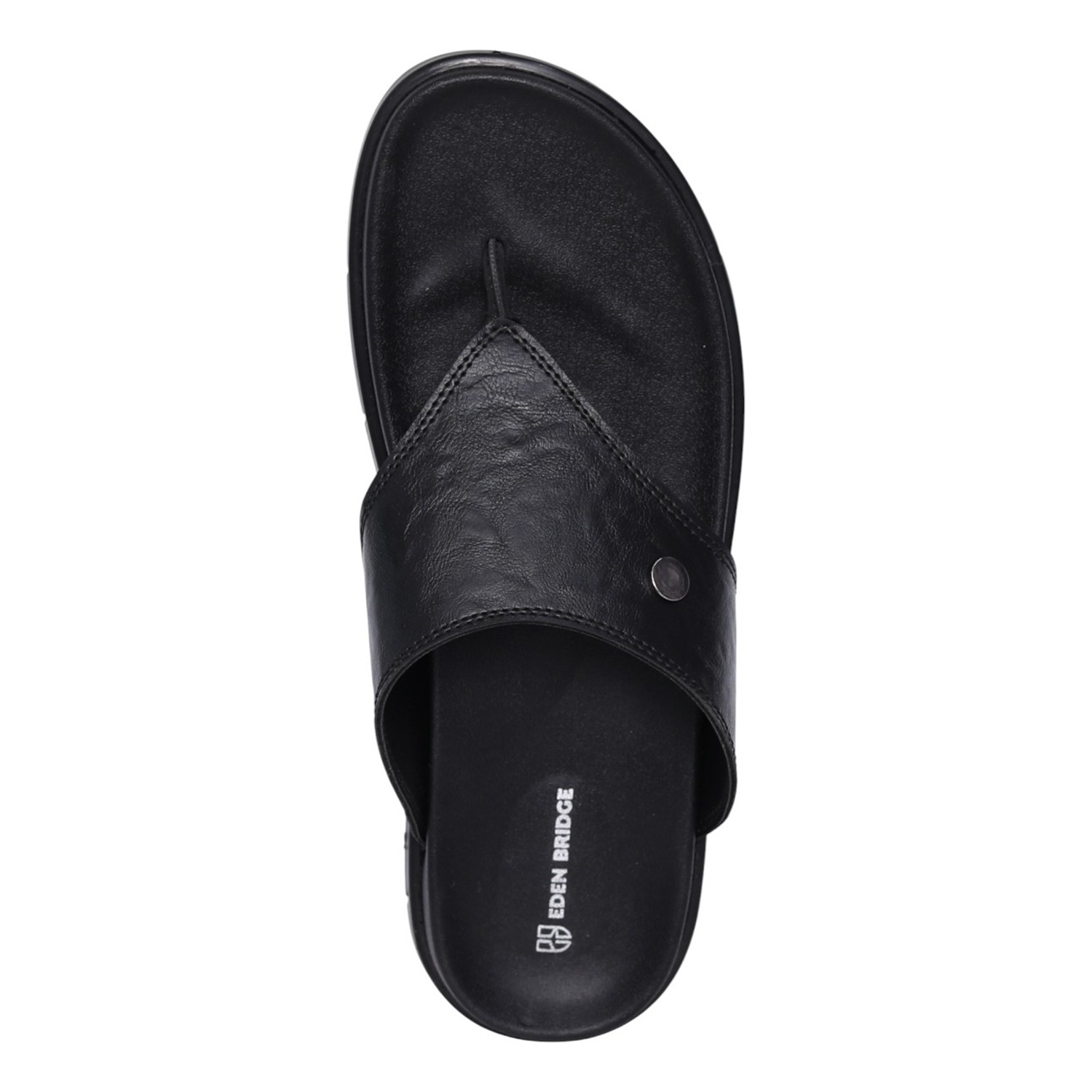 Men Black Urban Thong Slides