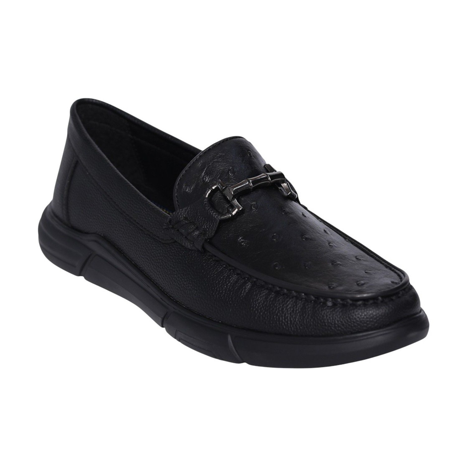 Men Black Orion Bit Loafers