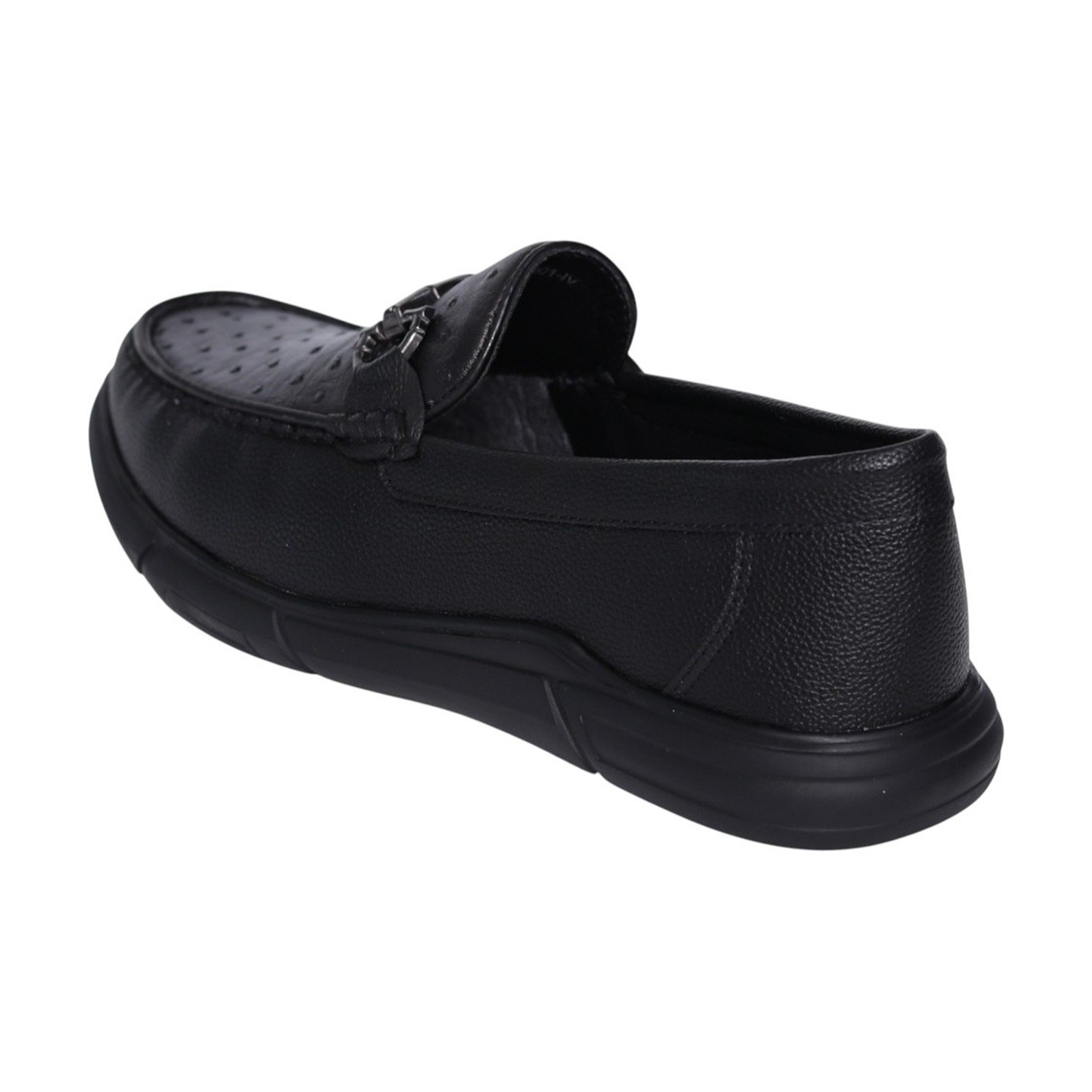 Men Black Orion Bit Loafers